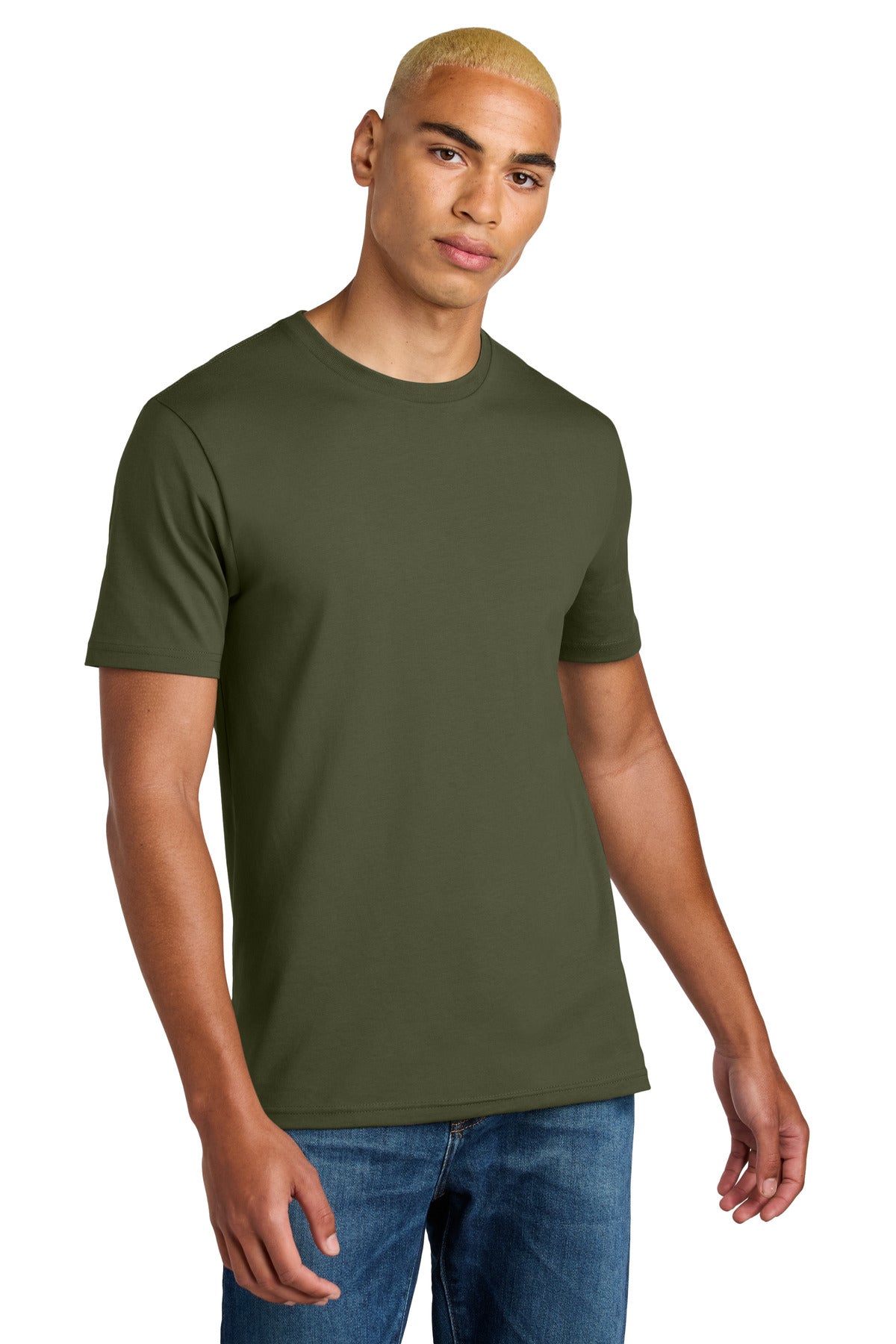 Custom Embroidery or DTF Print - District ® Perfect Weight ® Icon Tee DT106