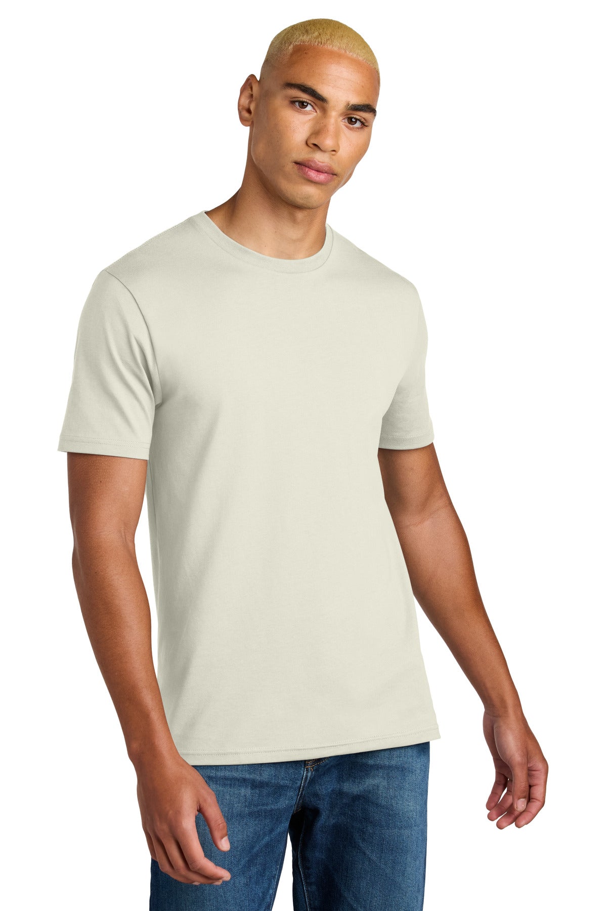 Custom Embroidery or DTF Print - District ® Perfect Weight ® Icon Tee DT106
