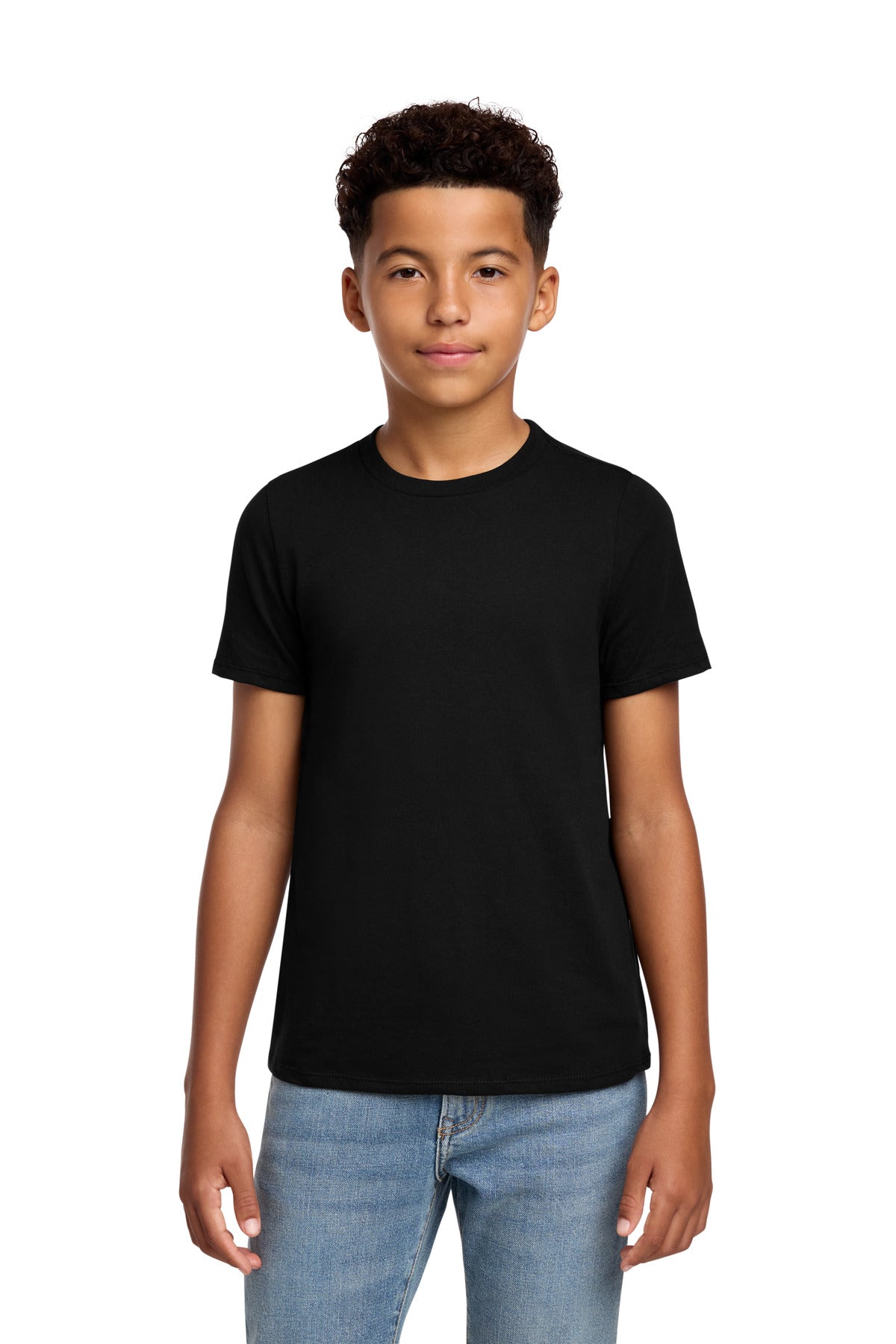 Custom Embroidery or DTF Print - District ® Youth Perfect Blend ® CVC Tee DT108Y