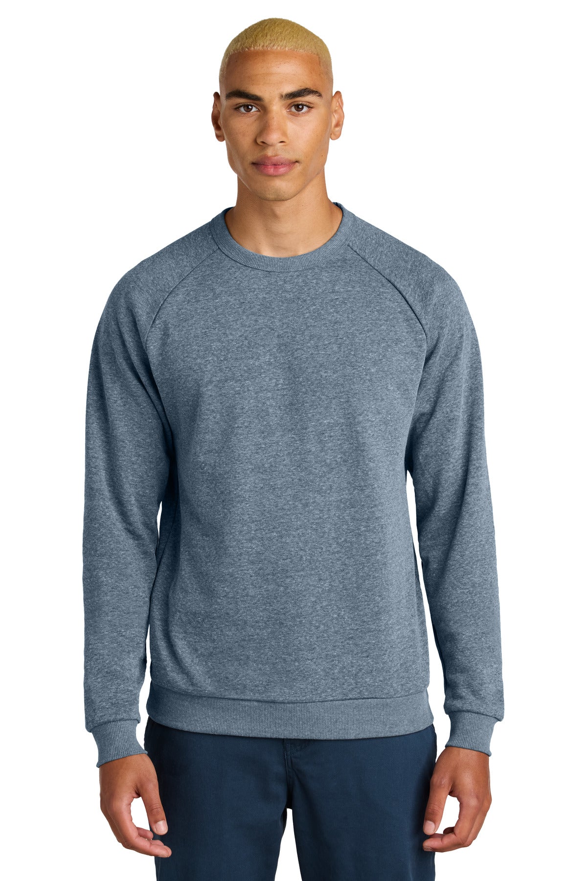 Custom Embroidery or DTF Print - District ® Perfect Tri ® Fleece Crewneck Sweatshirt DT1304
