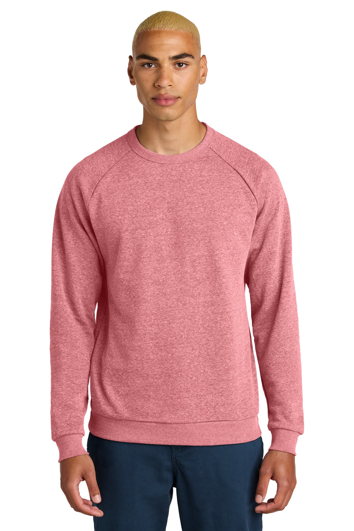 Custom Embroidery or DTF Print - District ® Perfect Tri ® Fleece Crewneck Sweatshirt DT1304