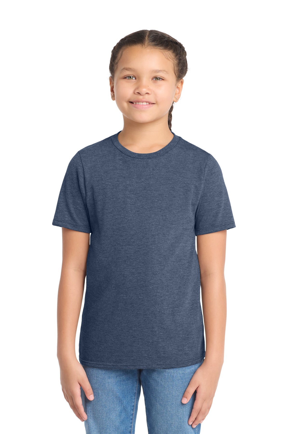 Custom Embroidery or DTF Print - District ® Youth Perfect Tri ® Tee. DT130Y