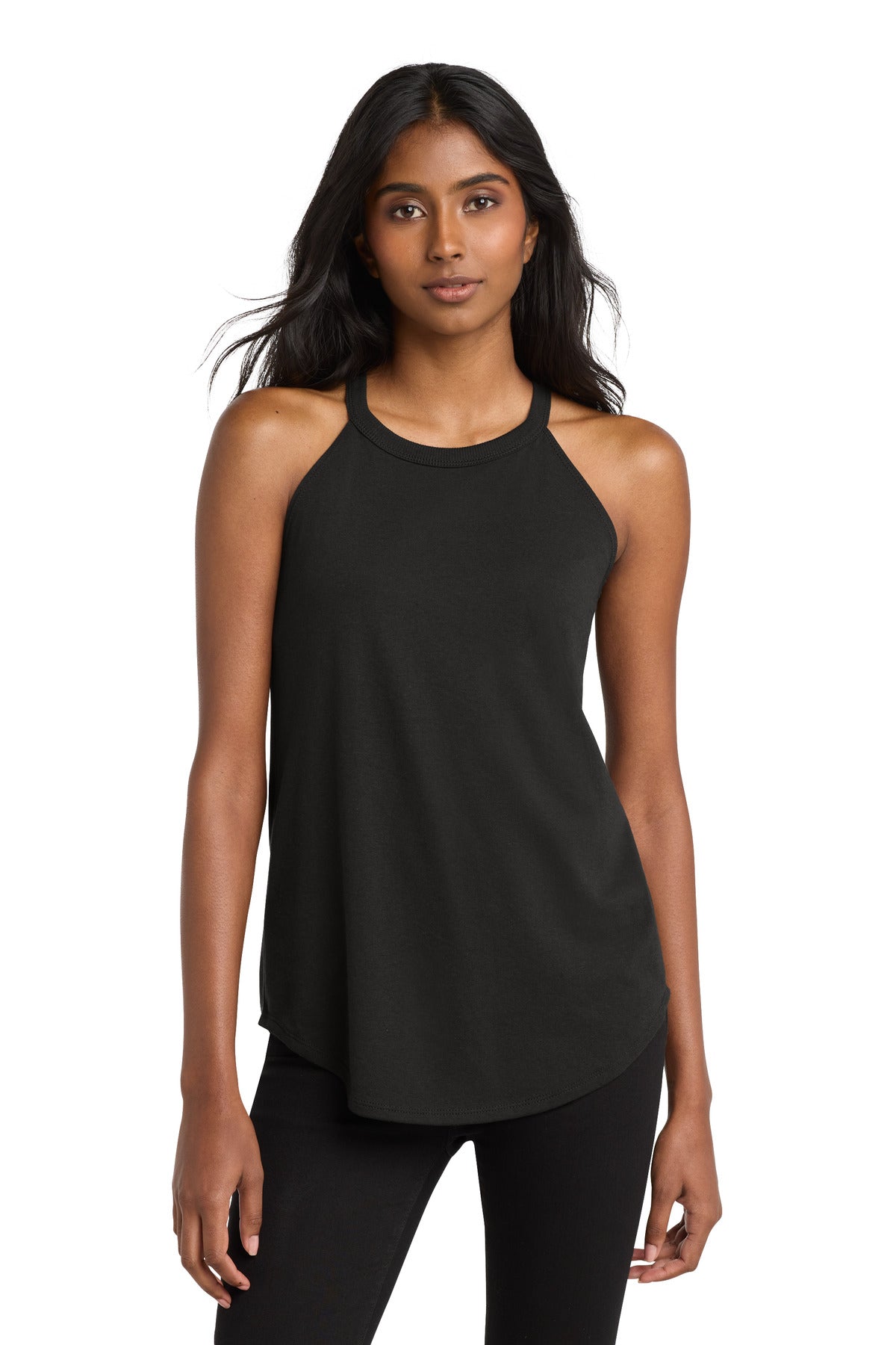 Custom Embroidery or DTF Print - District ® Women's Perfect Tri ® Rocker Tank. DT137L