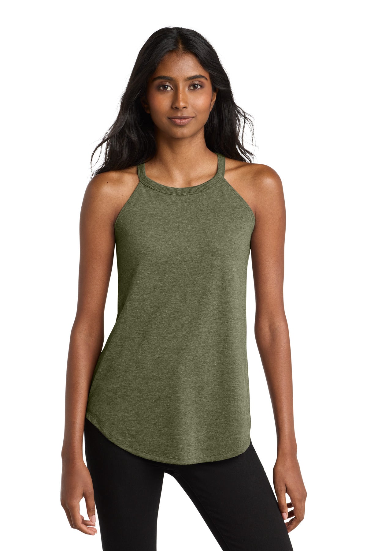 Custom Embroidery or DTF Print - District ® Women's Perfect Tri ® Rocker Tank. DT137L