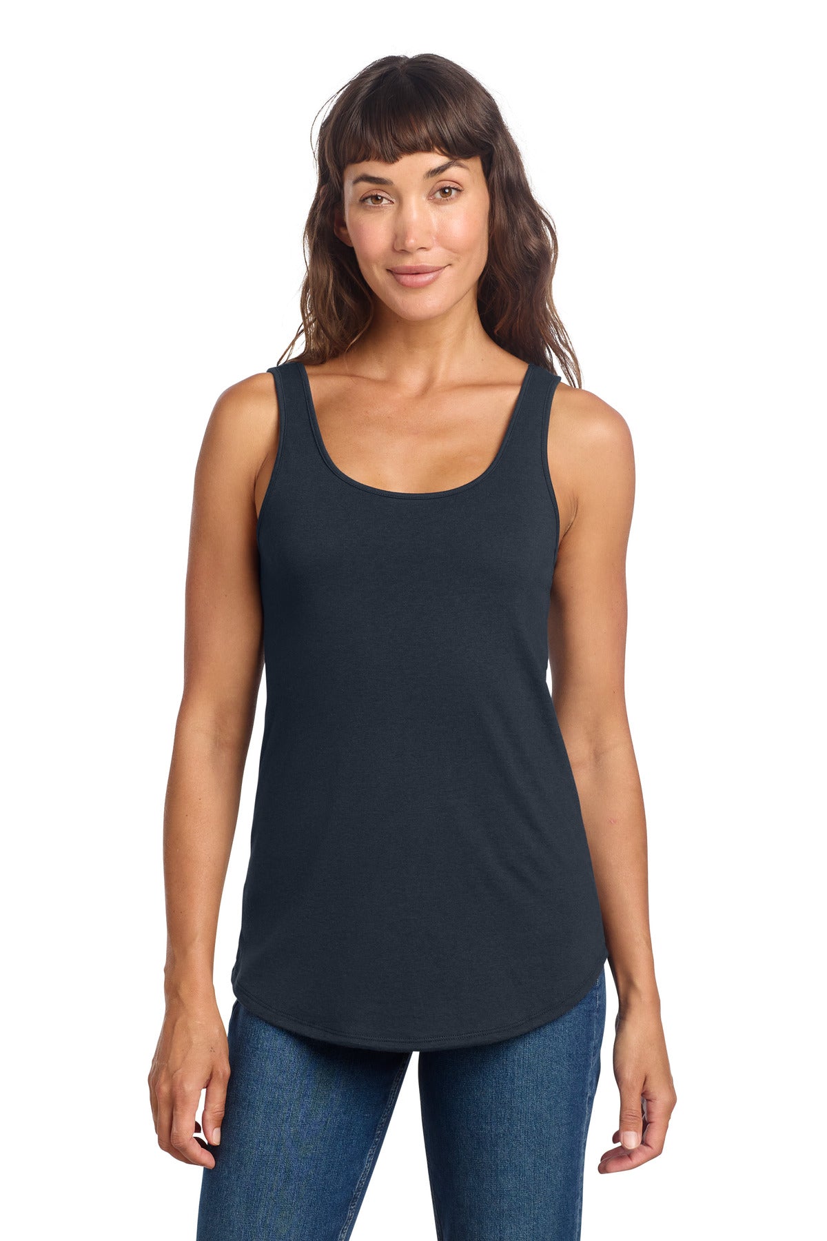 Custom Embroidery or DTF Print - District ® Women's Perfect Tri ® Relaxed Tank DT151