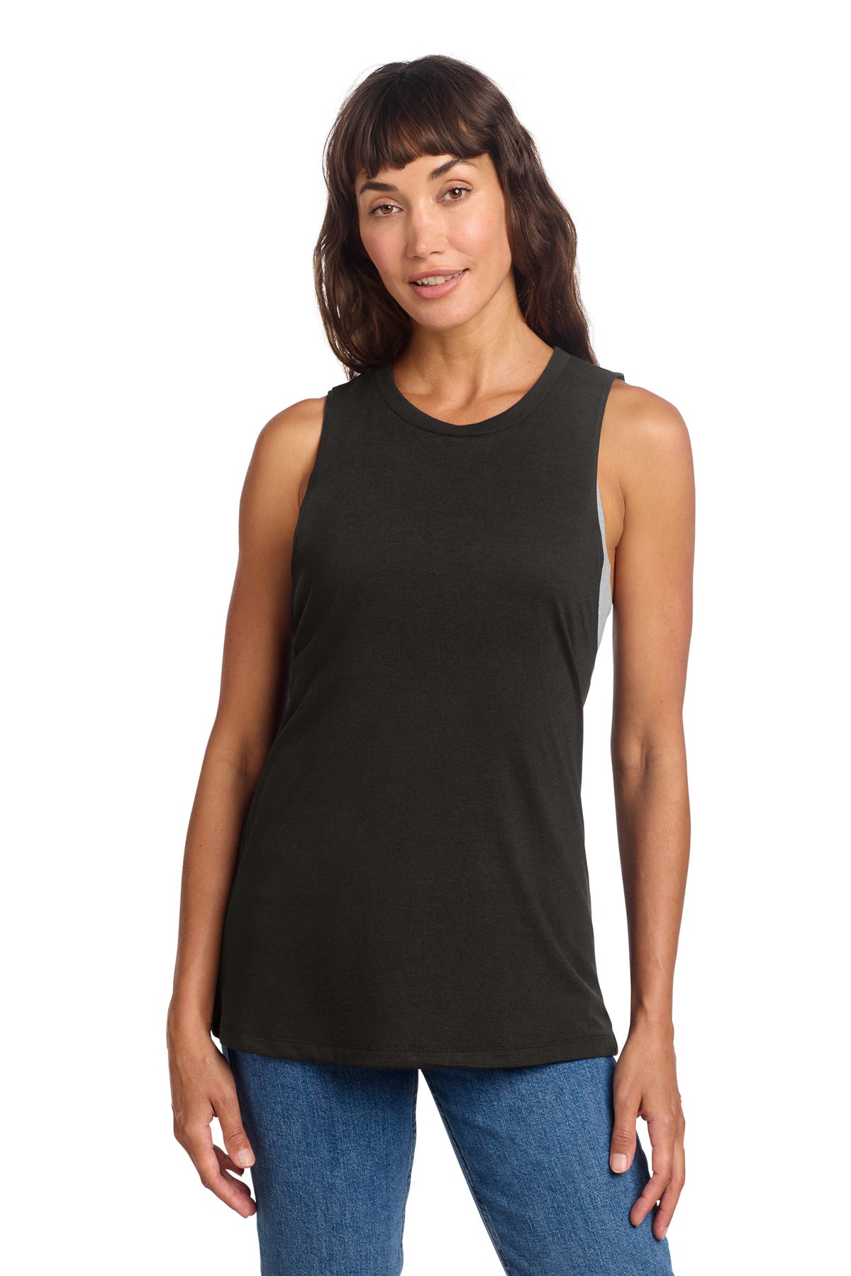 Custom Embroidery or DTF Print - District ® Women's Perfect Tri ® Muscle Tank DT153