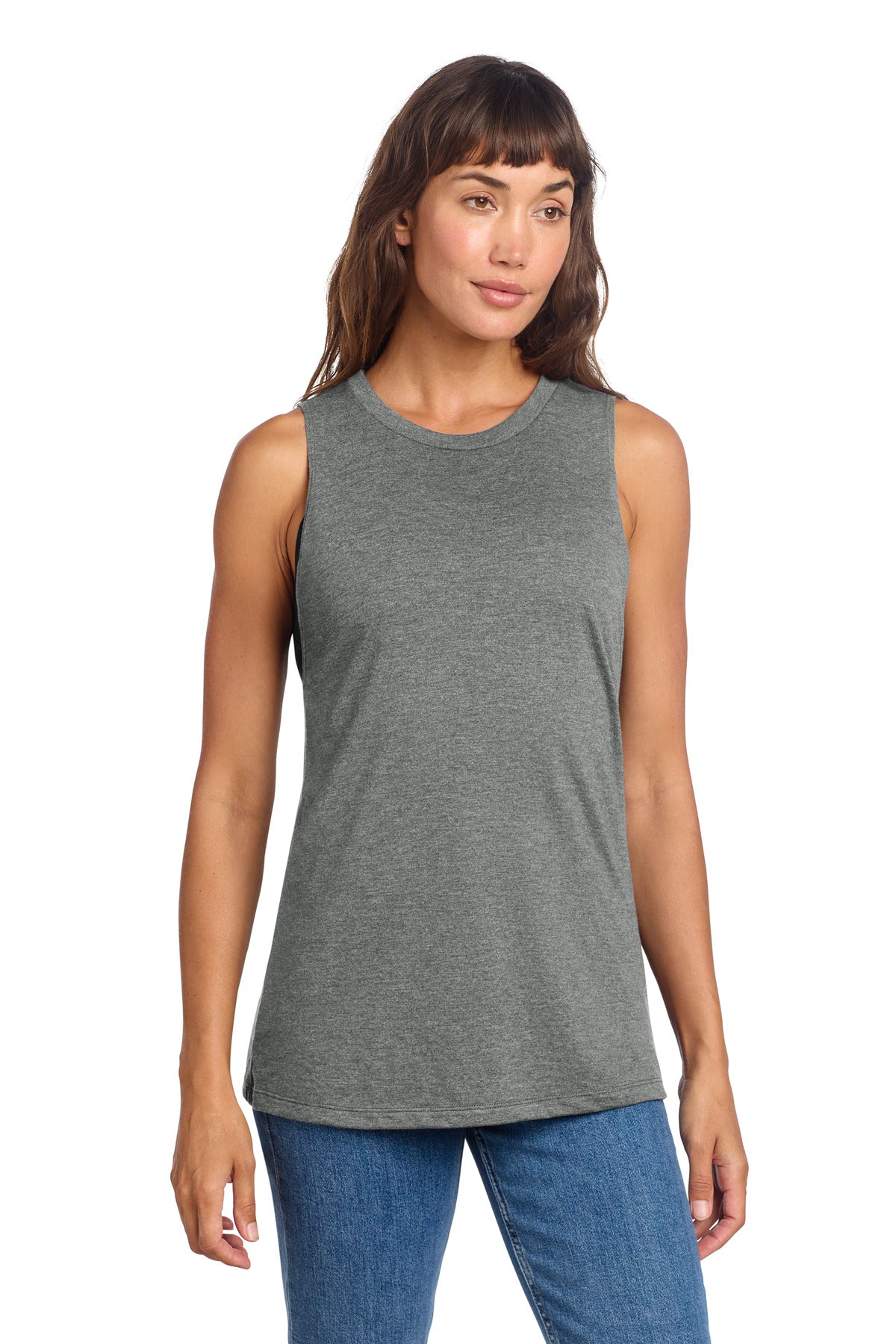 Custom Embroidery or DTF Print - District ® Women's Perfect Tri ® Muscle Tank DT153