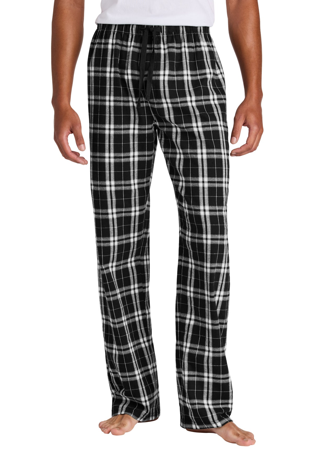 Custom Embroidery or DTF Print - District ® Flannel Plaid Pant. DT1800
