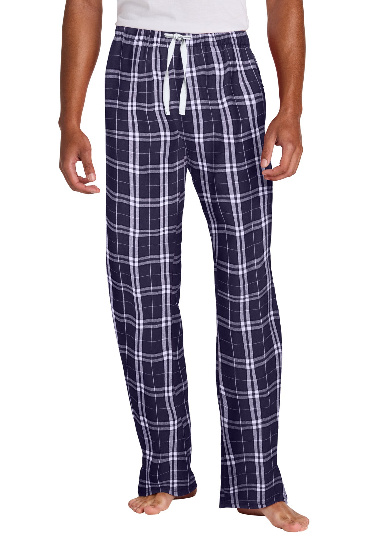 Custom Embroidery or DTF Print - District ® Flannel Plaid Pant. DT1800