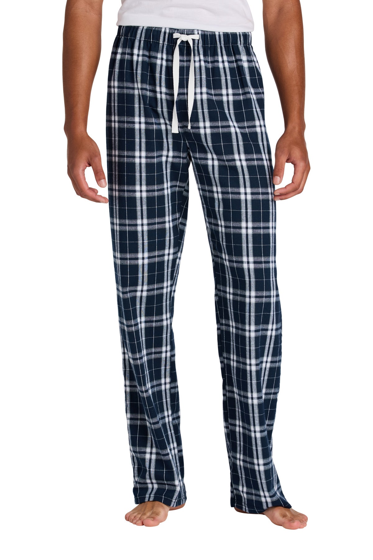 Custom Embroidery or DTF Print - District ® Flannel Plaid Pant. DT1800