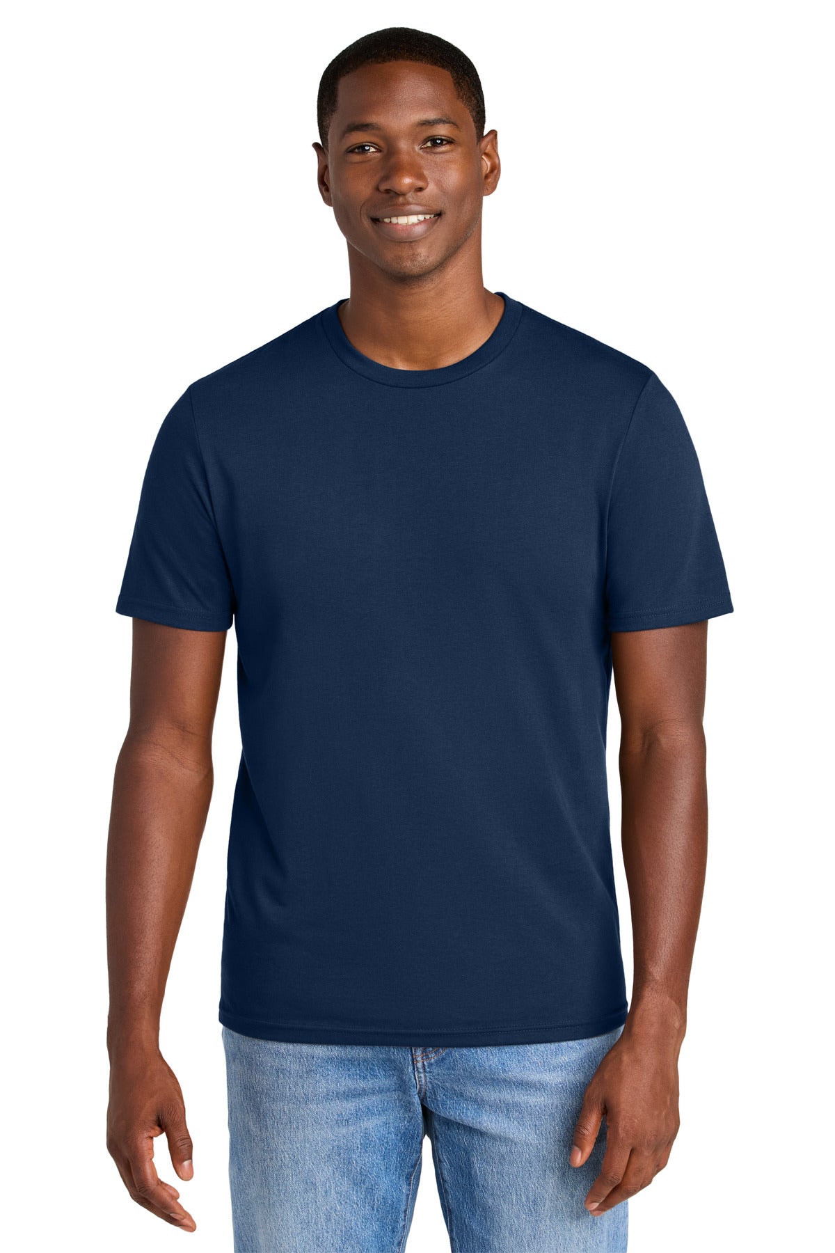 Custom Embroidery or DTF Print - District ® Perfect Weight ® CVC Tee DT184