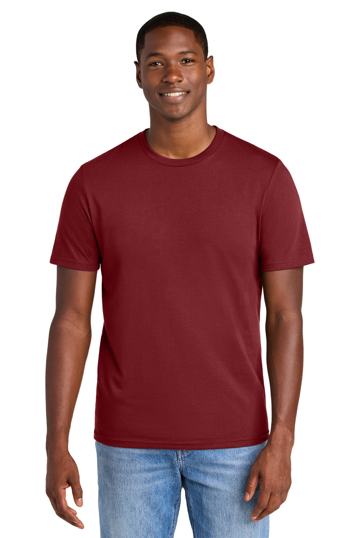 Custom Embroidery or DTF Print - District ® Perfect Weight ® CVC Tee DT184