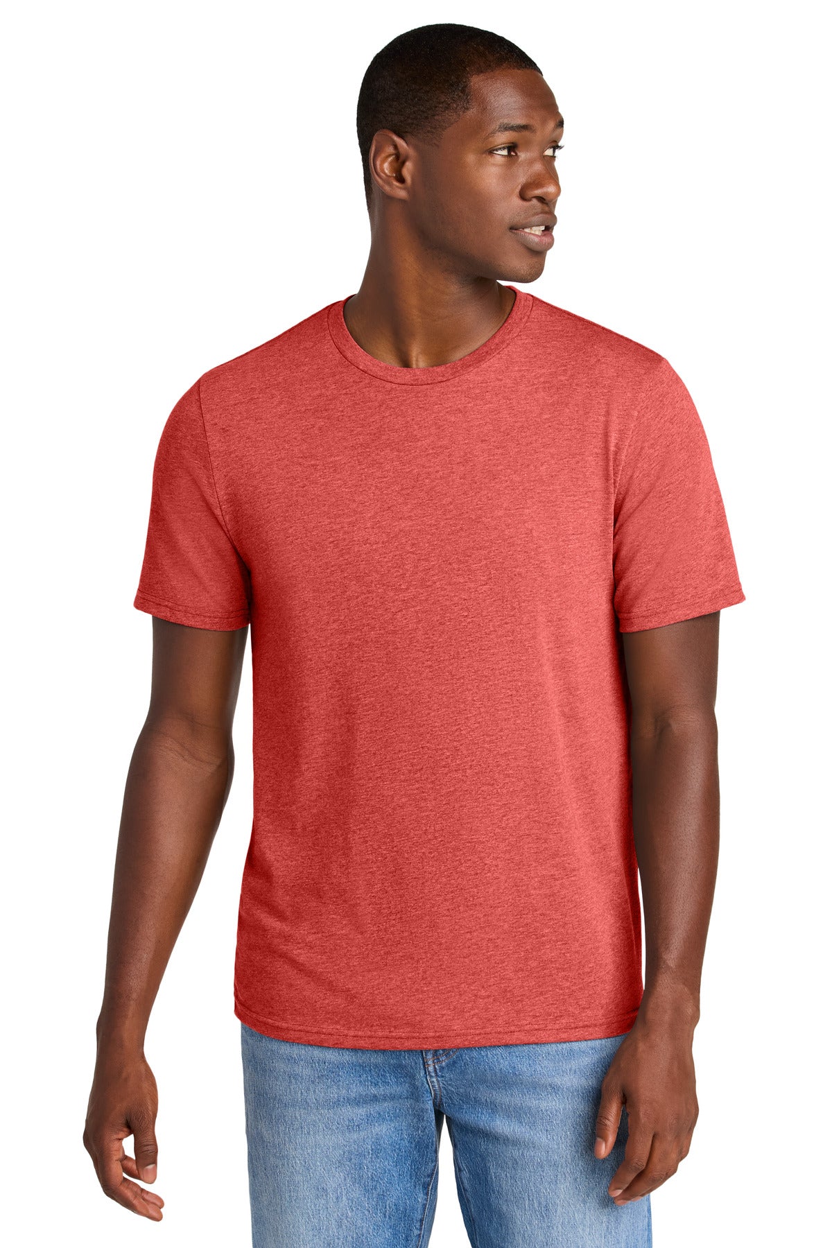 Custom Embroidery or DTF Print - District ® Perfect Weight ® CVC Tee DT184