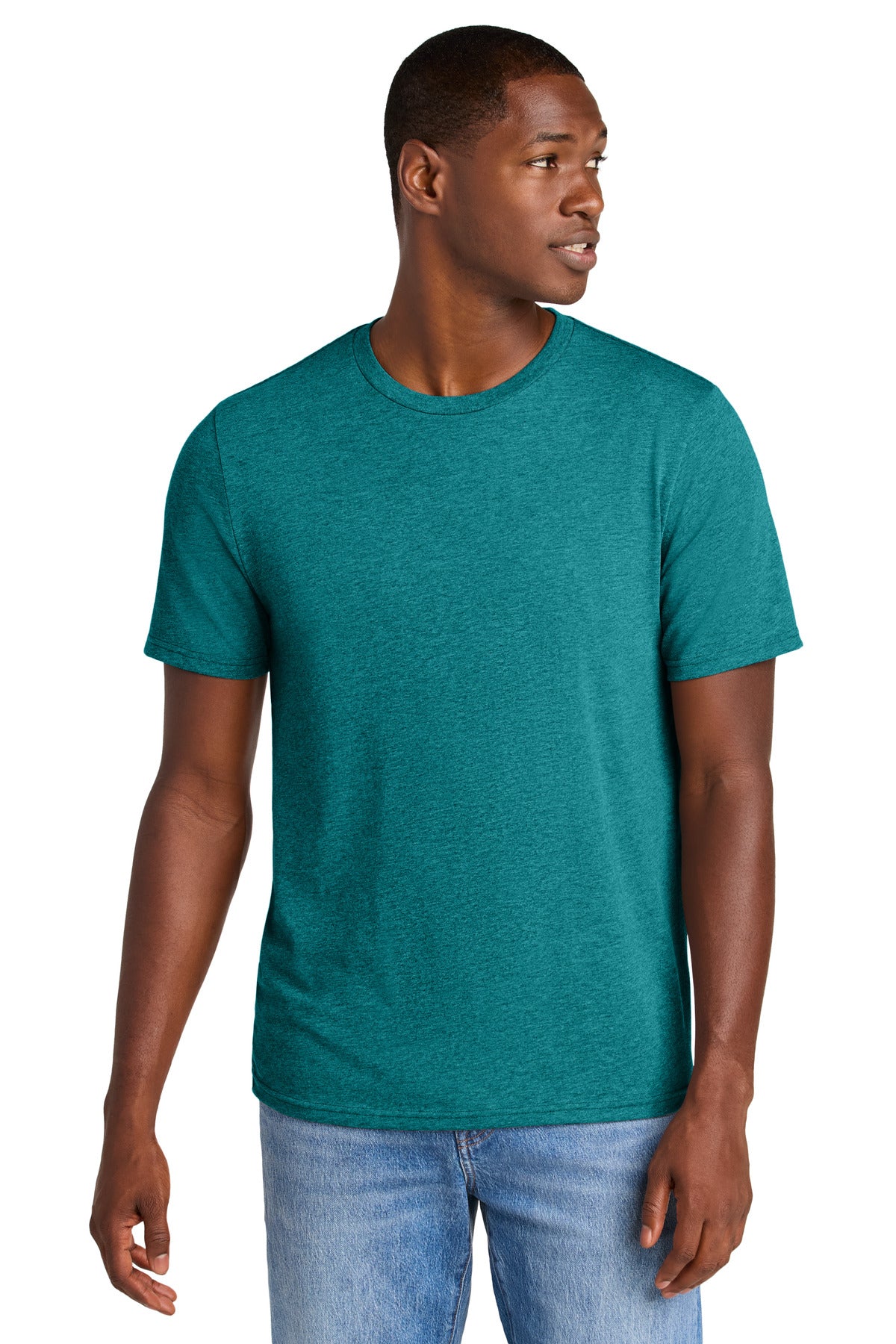 Custom Embroidery or DTF Print - District ® Perfect Weight ® CVC Tee DT184