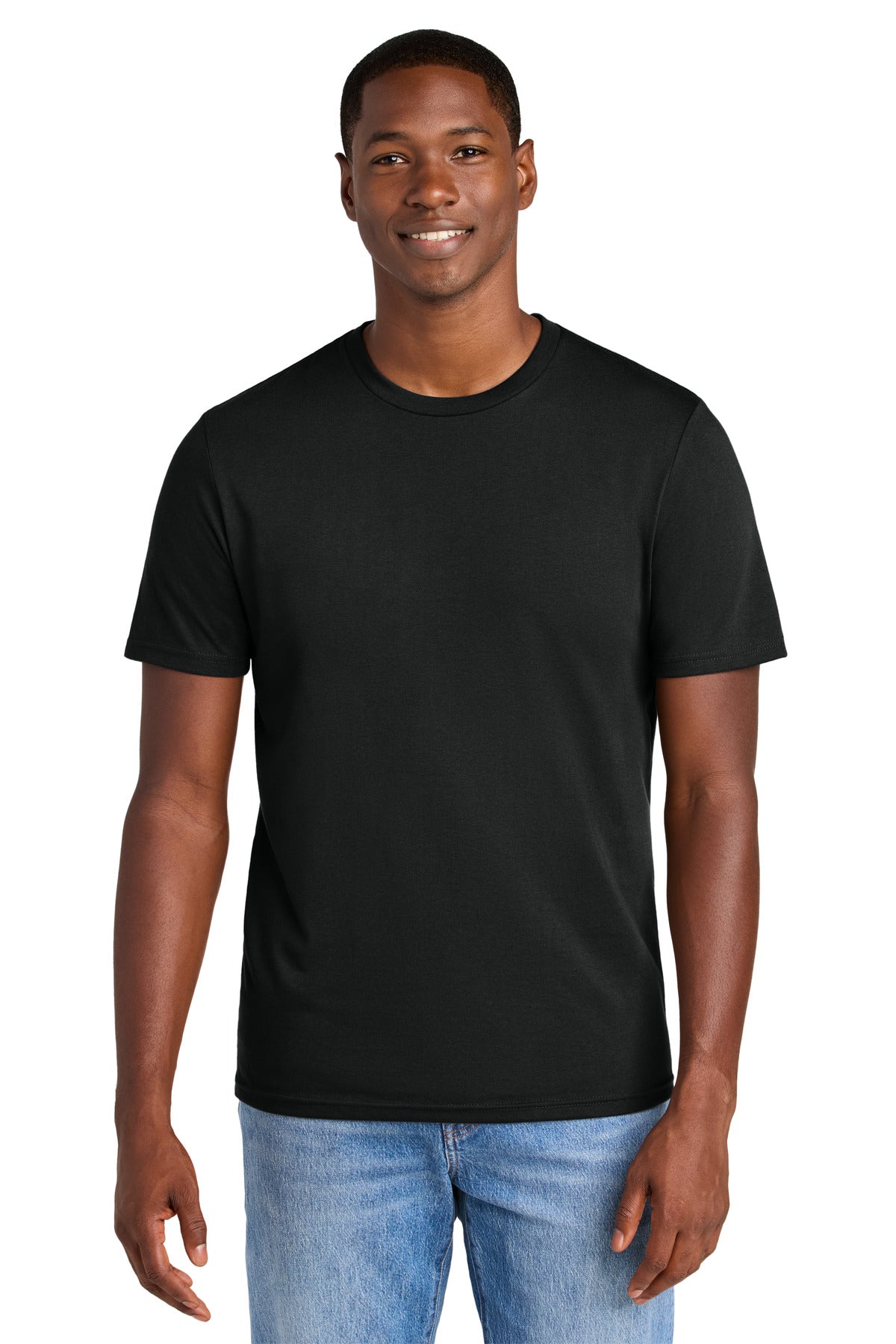 Custom Embroidery or DTF Print - District ® Perfect Weight ® CVC Tee DT184