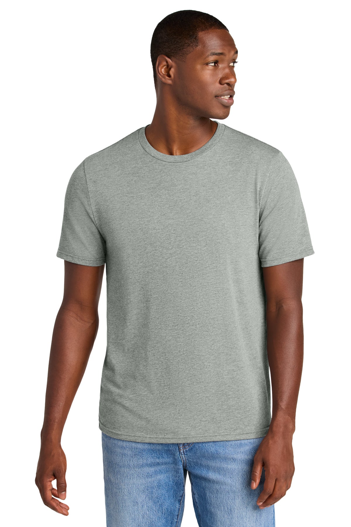 Custom Embroidery or DTF Print - District ® Perfect Weight ® CVC Tee DT184