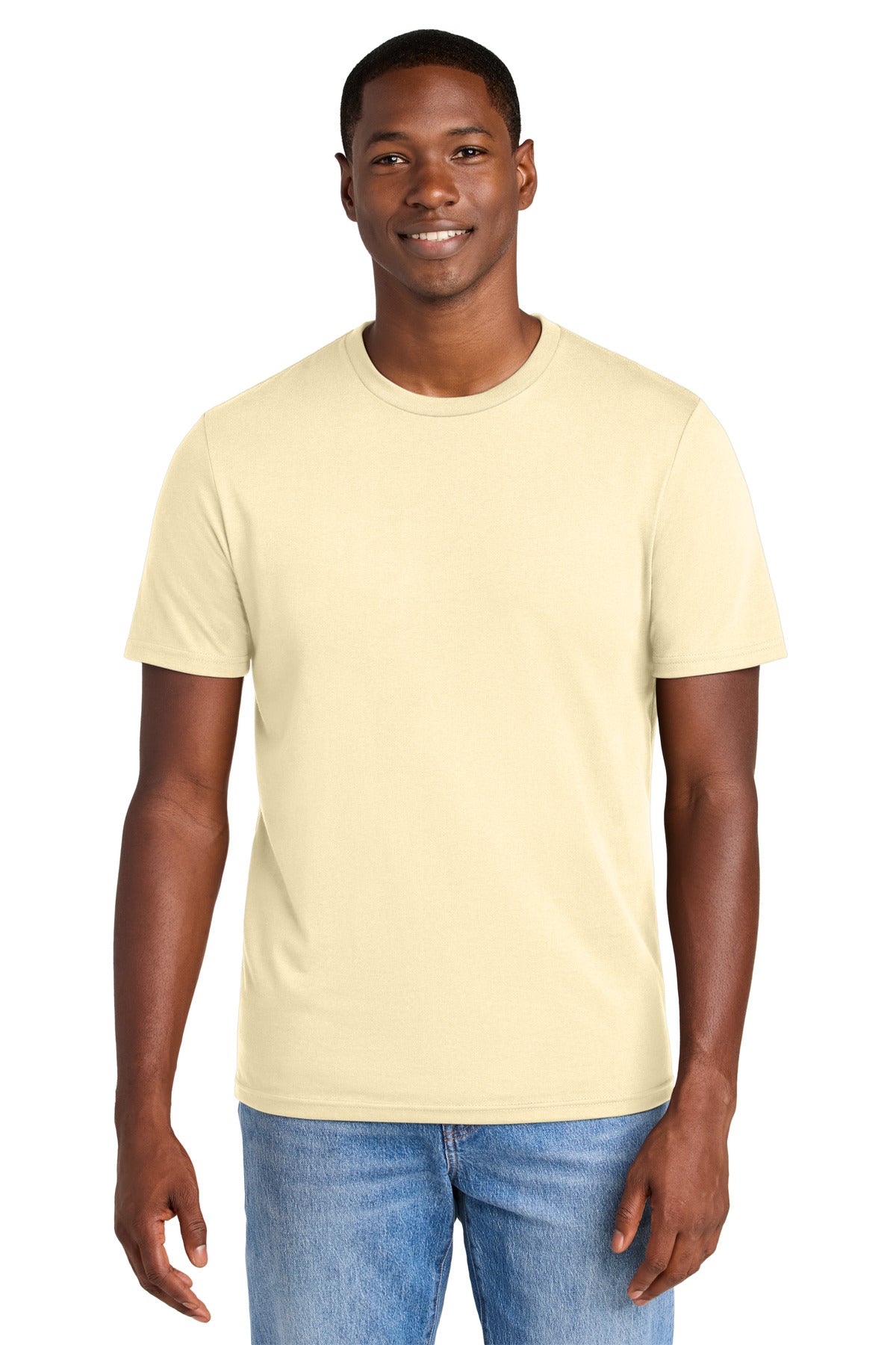 Custom Embroidery or DTF Print - District ® Perfect Weight ® CVC Tee DT184