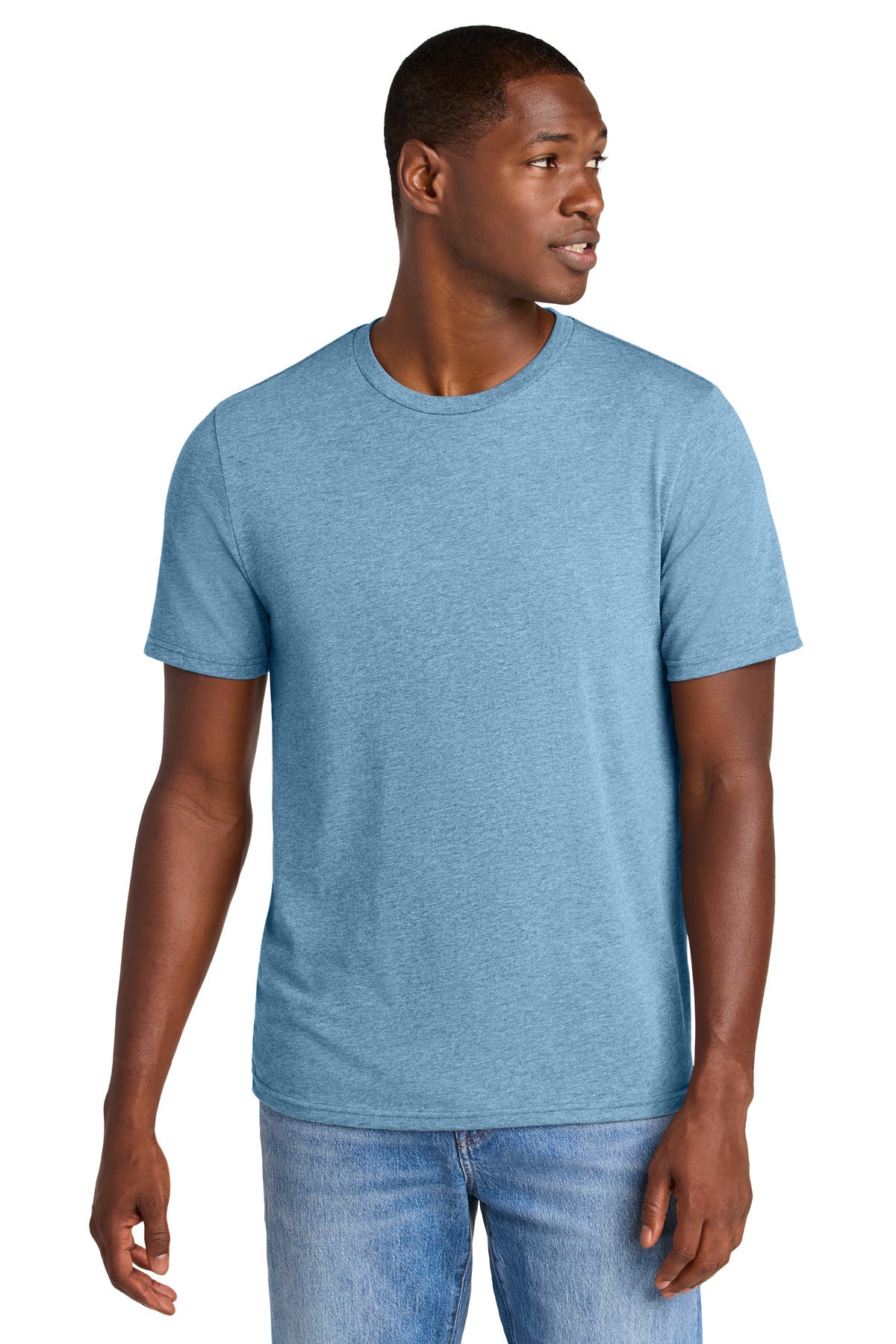 Custom Embroidery or DTF Print - District ® Perfect Weight ® CVC Tee DT184