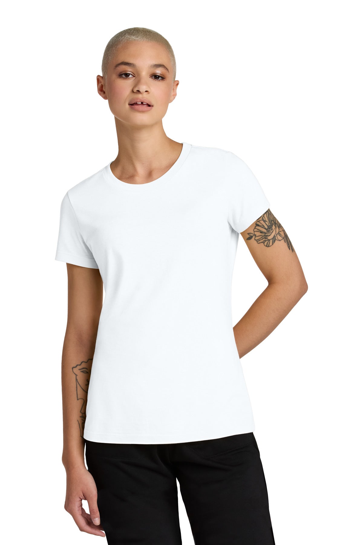 Custom Embroidery or DTF Print - District ® Women's Perfect Weight ® CVC Tee DT188