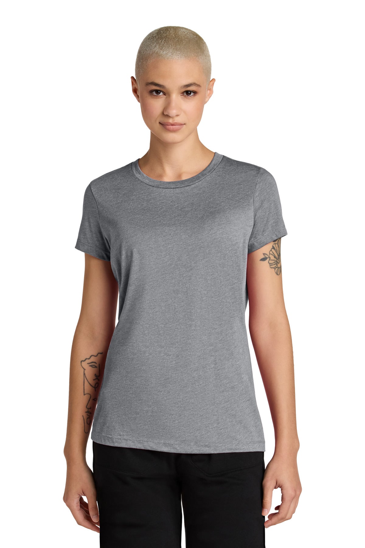 Custom Embroidery or DTF Print - District ® Women's Perfect Weight ® CVC Tee DT188