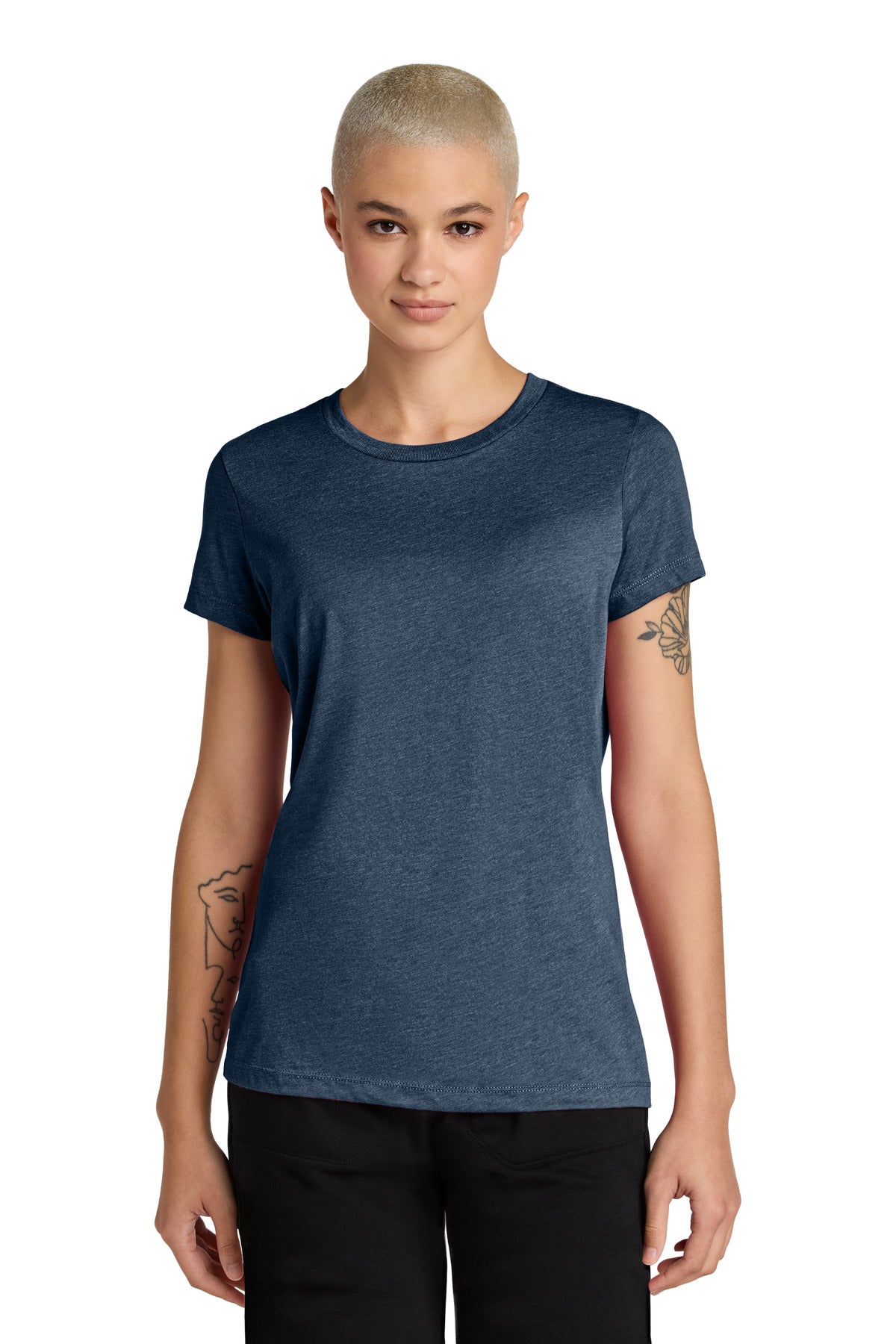 Custom Embroidery or DTF Print - District ® Women's Perfect Weight ® CVC Tee DT188