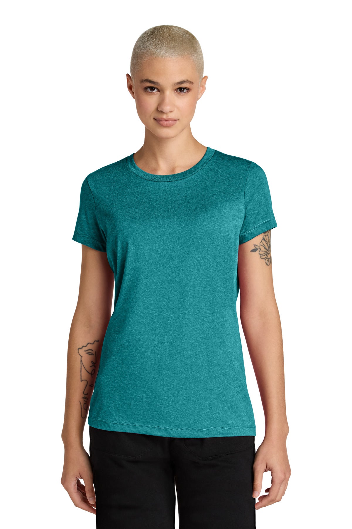 Custom Embroidery or DTF Print - District ® Women's Perfect Weight ® CVC Tee DT188
