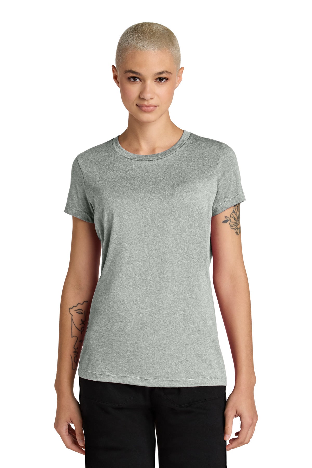 Custom Embroidery or DTF Print - District ® Women's Perfect Weight ® CVC Tee DT188