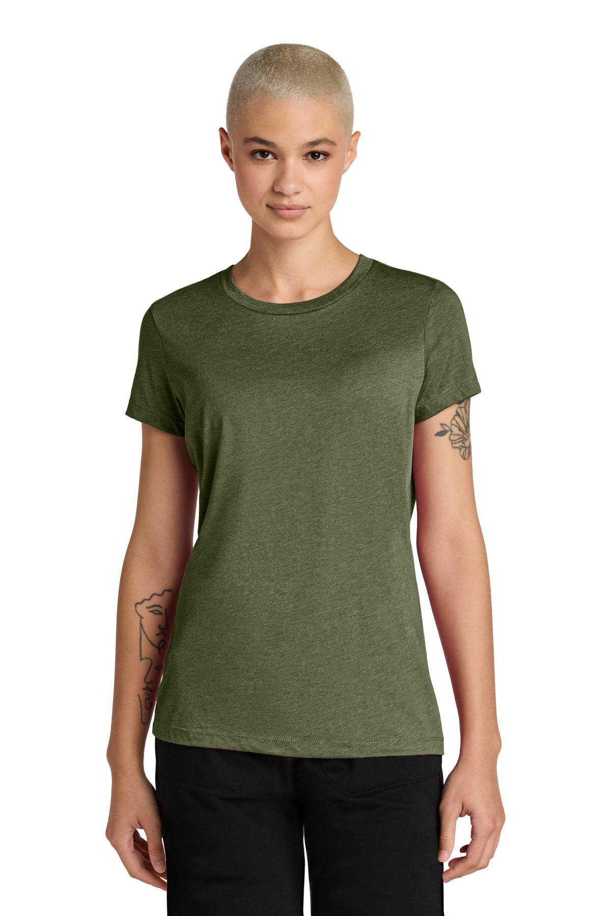 Custom Embroidery or DTF Print - District ® Women's Perfect Weight ® CVC Tee DT188