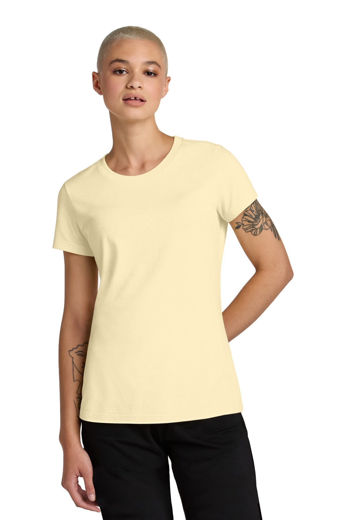 Custom Embroidery or DTF Print - District ® Women's Perfect Weight ® CVC Tee DT188