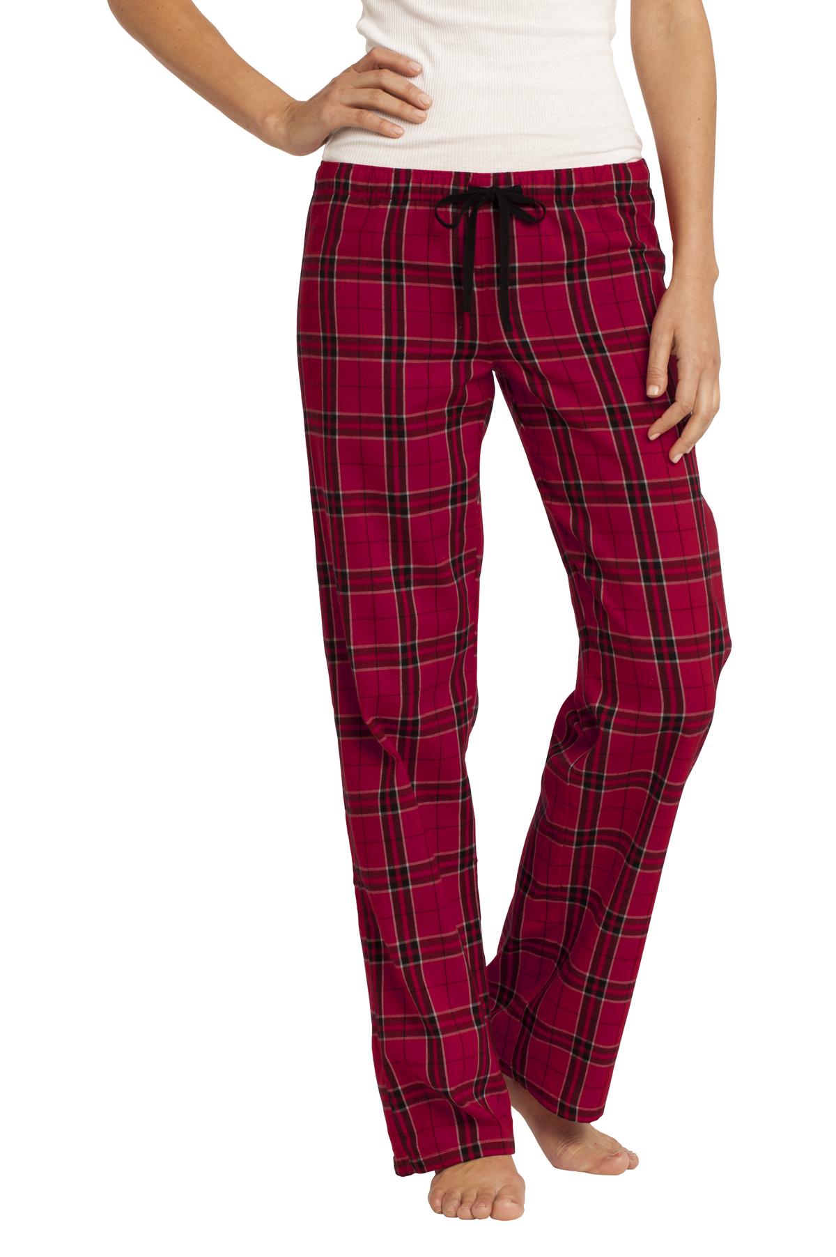 Custom Embroidery or DTF Print - District ® Women's Flannel Plaid Pant. DT2800