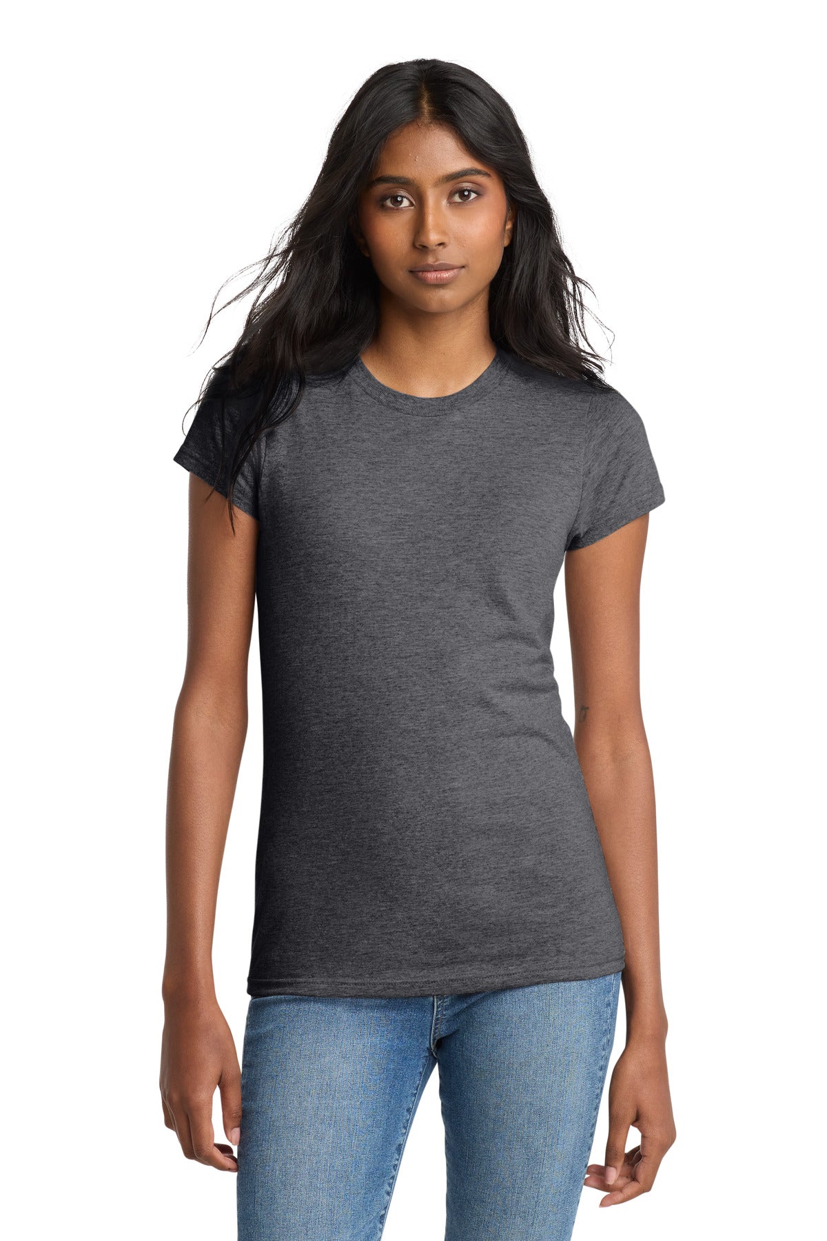 Custom Embroidery or DTF Print - District ® Women's Fitted The Concert Tee ® DT5001