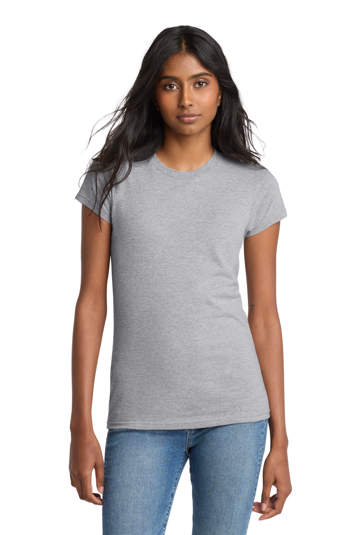 Custom Embroidery or DTF Print - District ® Women's Fitted The Concert Tee ® DT5001