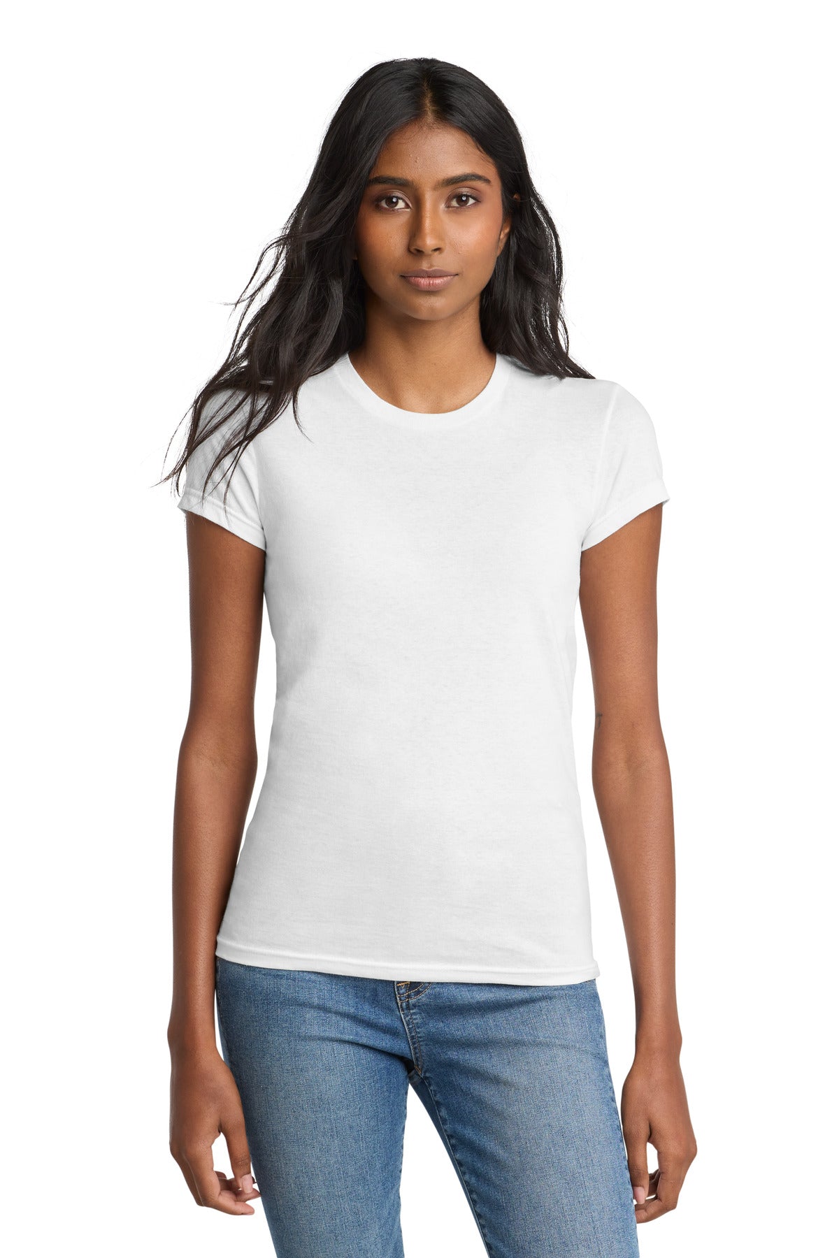Custom Embroidery or DTF Print - District ® Women's Fitted The Concert Tee ® DT5001