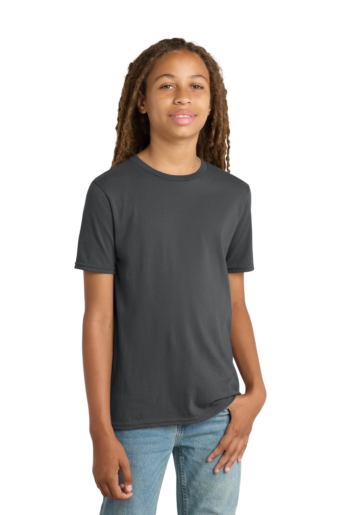 Custom Embroidery or DTF Print - District ® Youth Very Important Tee ® . DT6000Y