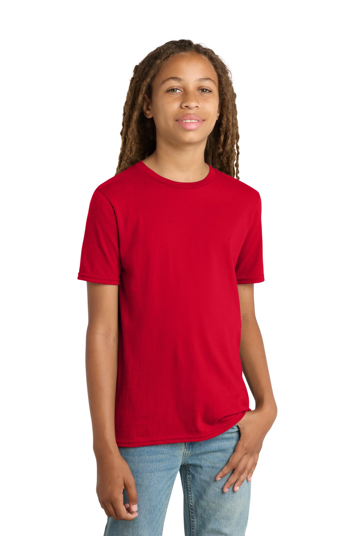 Custom Embroidery or DTF Print - District ® Youth Very Important Tee ® . DT6000Y