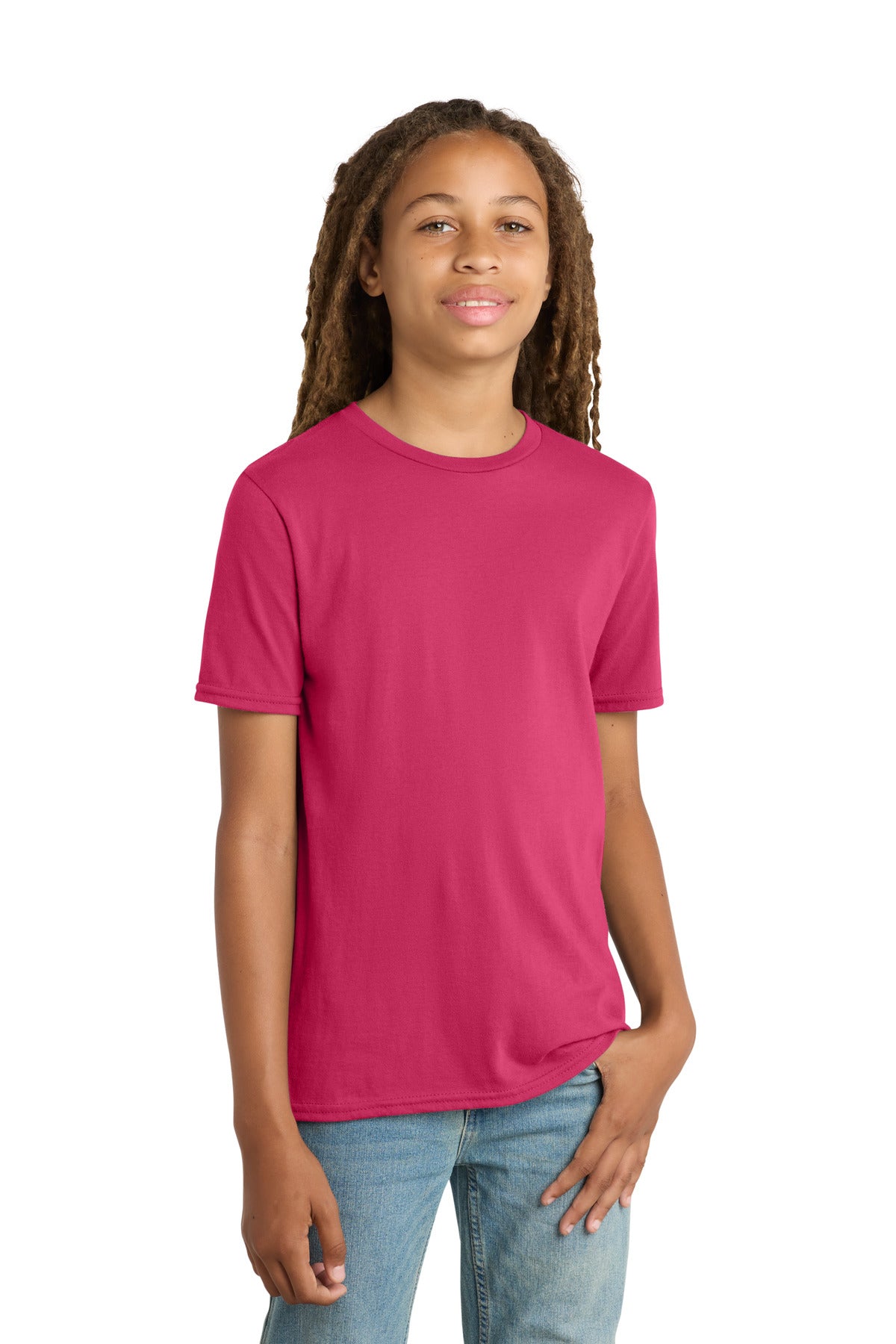 Custom Embroidery or DTF Print - District ® Youth Very Important Tee ® . DT6000Y