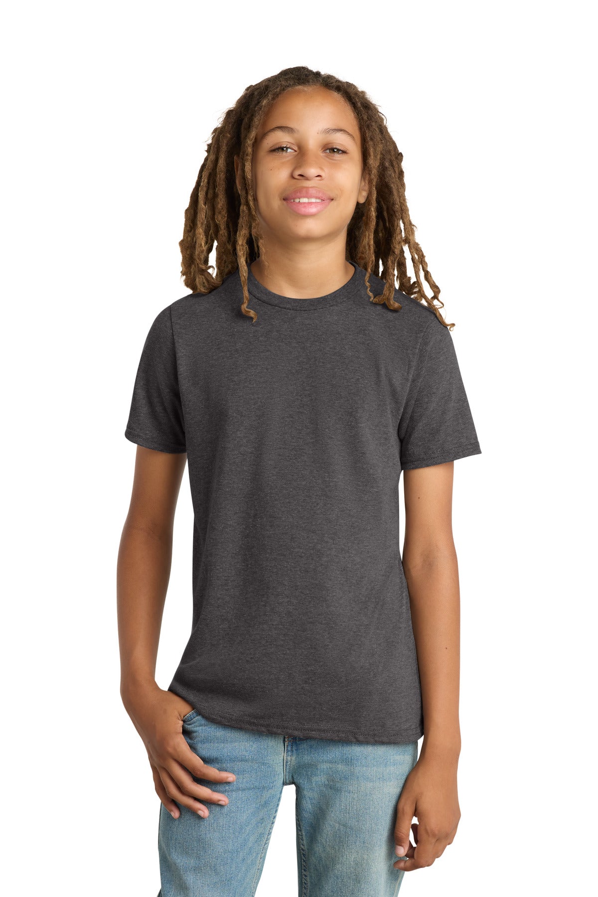 Custom Embroidery or DTF Print - District ® Youth Very Important Tee ® . DT6000Y