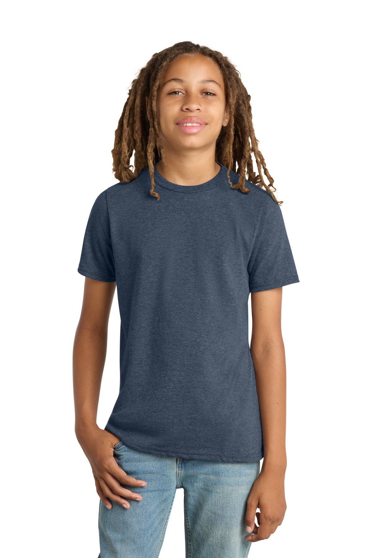 Custom Embroidery or DTF Print - District ® Youth Very Important Tee ® . DT6000Y