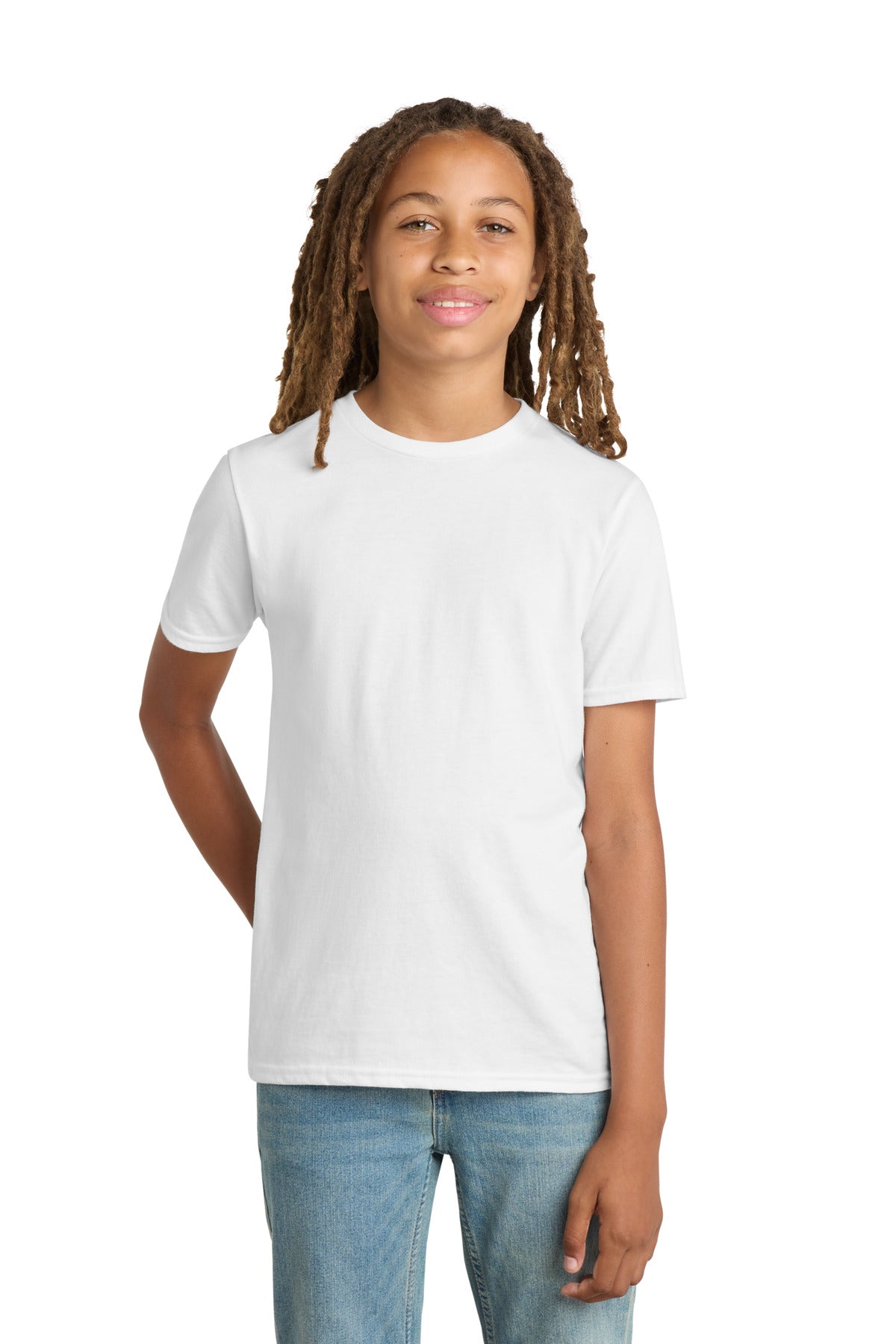Custom Embroidery or DTF Print - District ® Youth Very Important Tee ® . DT6000Y