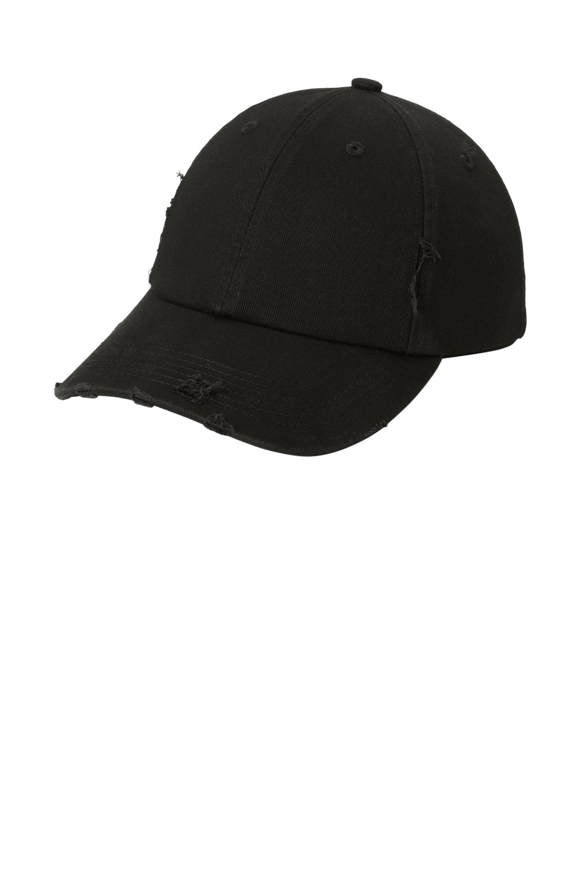 Custom Embroidery or DTF Print - District ® Distressed Cap. DT600