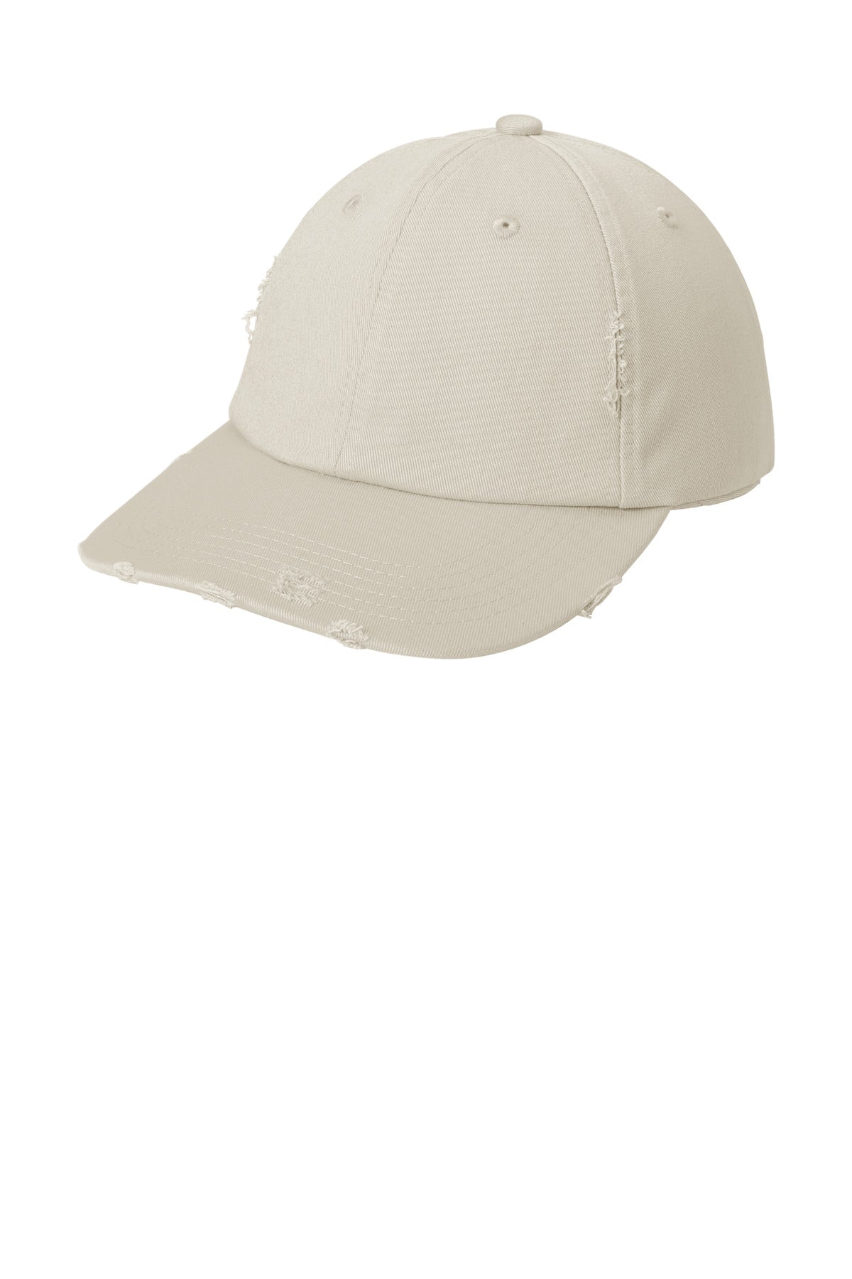 Custom Embroidery or DTF Print - District ® Distressed Cap. DT600