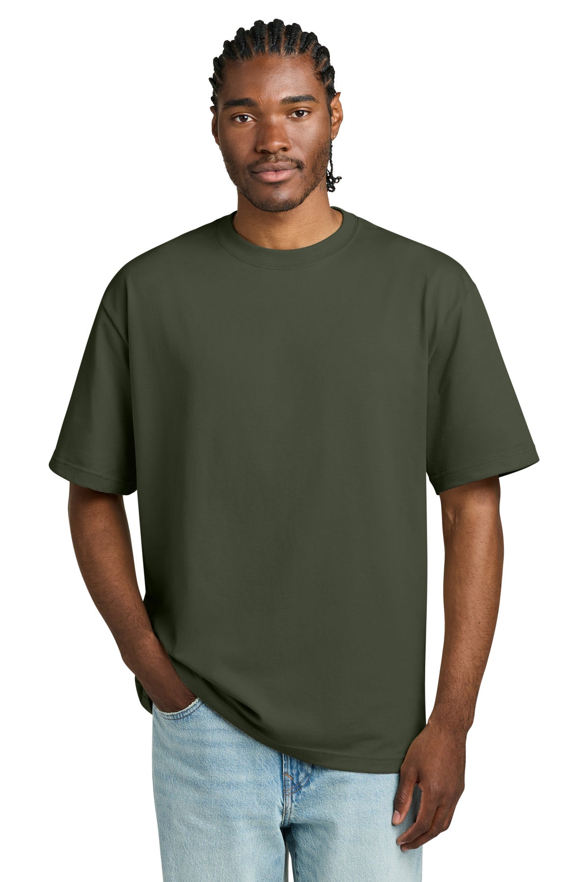 Custom Embroidery or DTF Print - District ® Heavyweight Very Important Tee ® DT6065