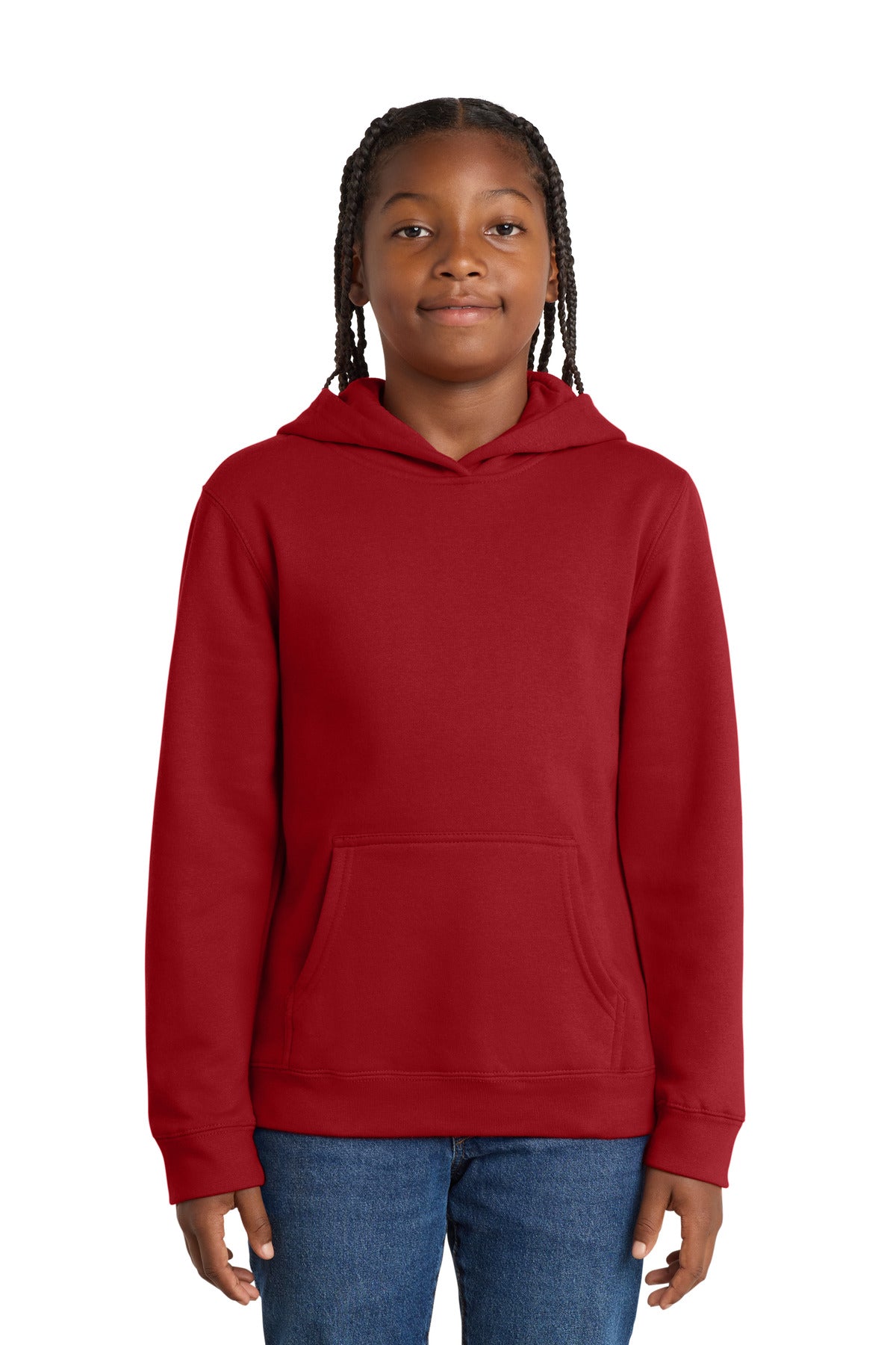 Custom Embroidery or DTF Print - District ® Youth V.I.T. ™ Fleece Hoodie DT6100Y