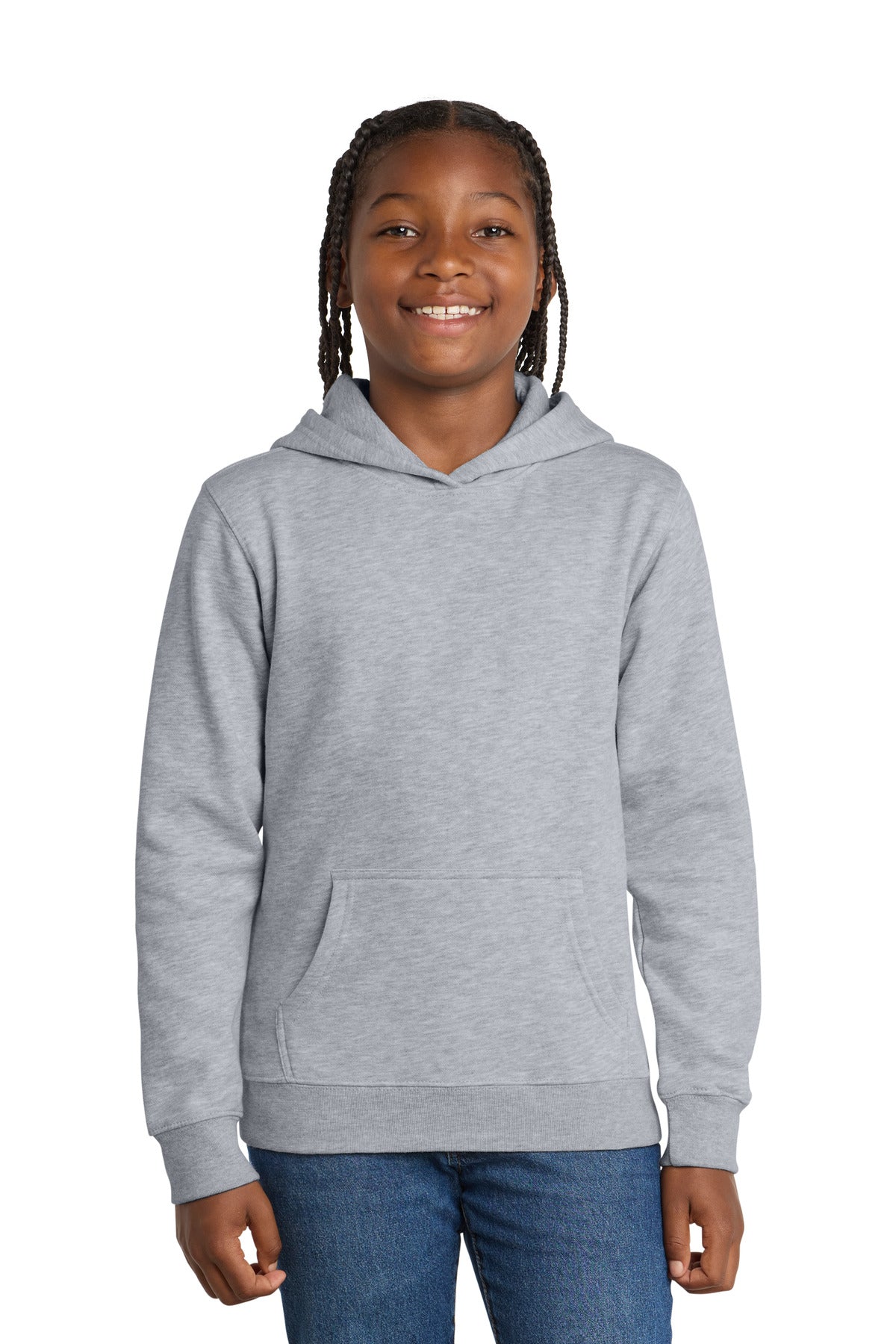 Custom Embroidery or DTF Print - District ® Youth V.I.T. ™ Fleece Hoodie DT6100Y