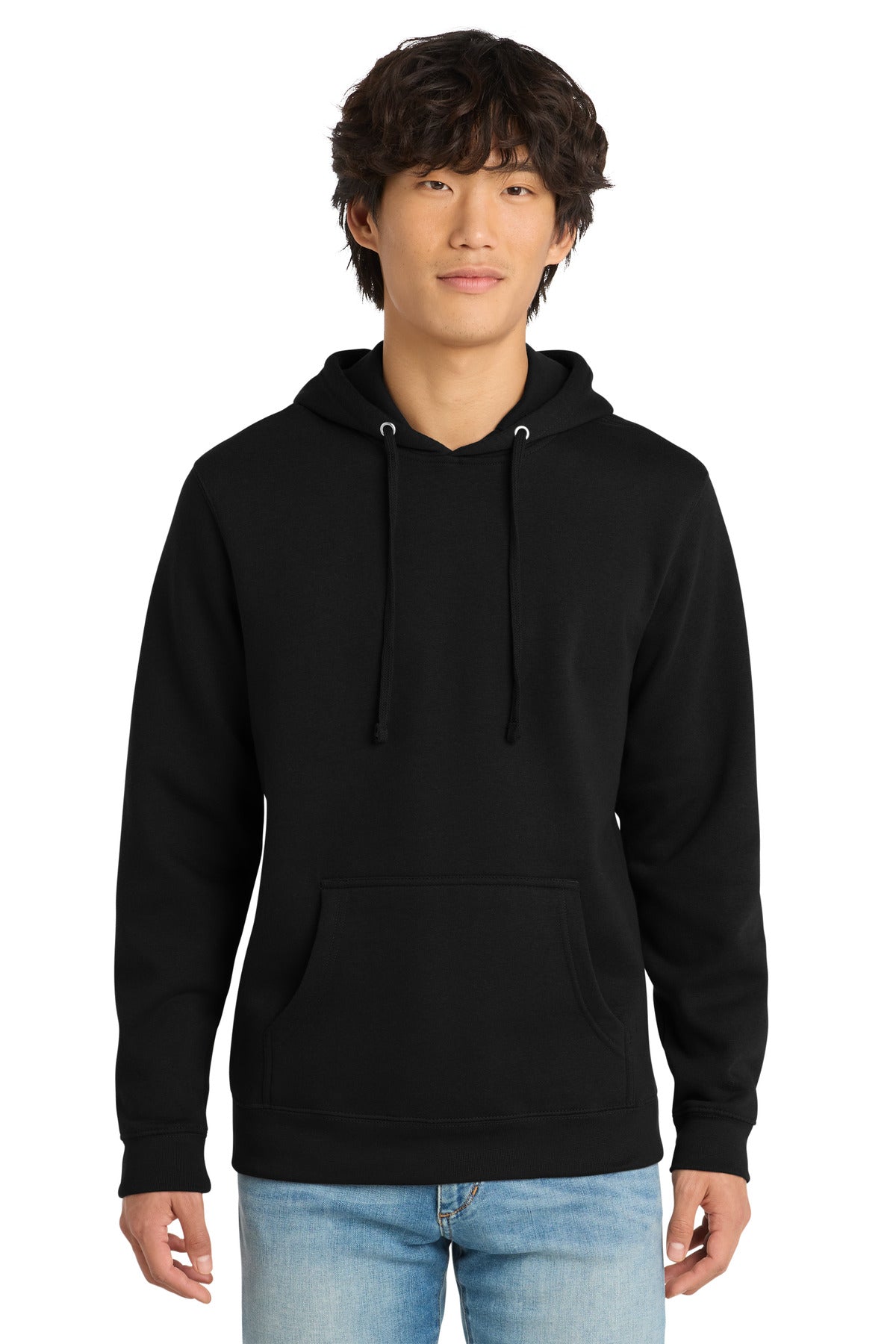 Custom Embroidery or DTF Print - District ® V.I.T. ™ Fleece Hoodie DT6100