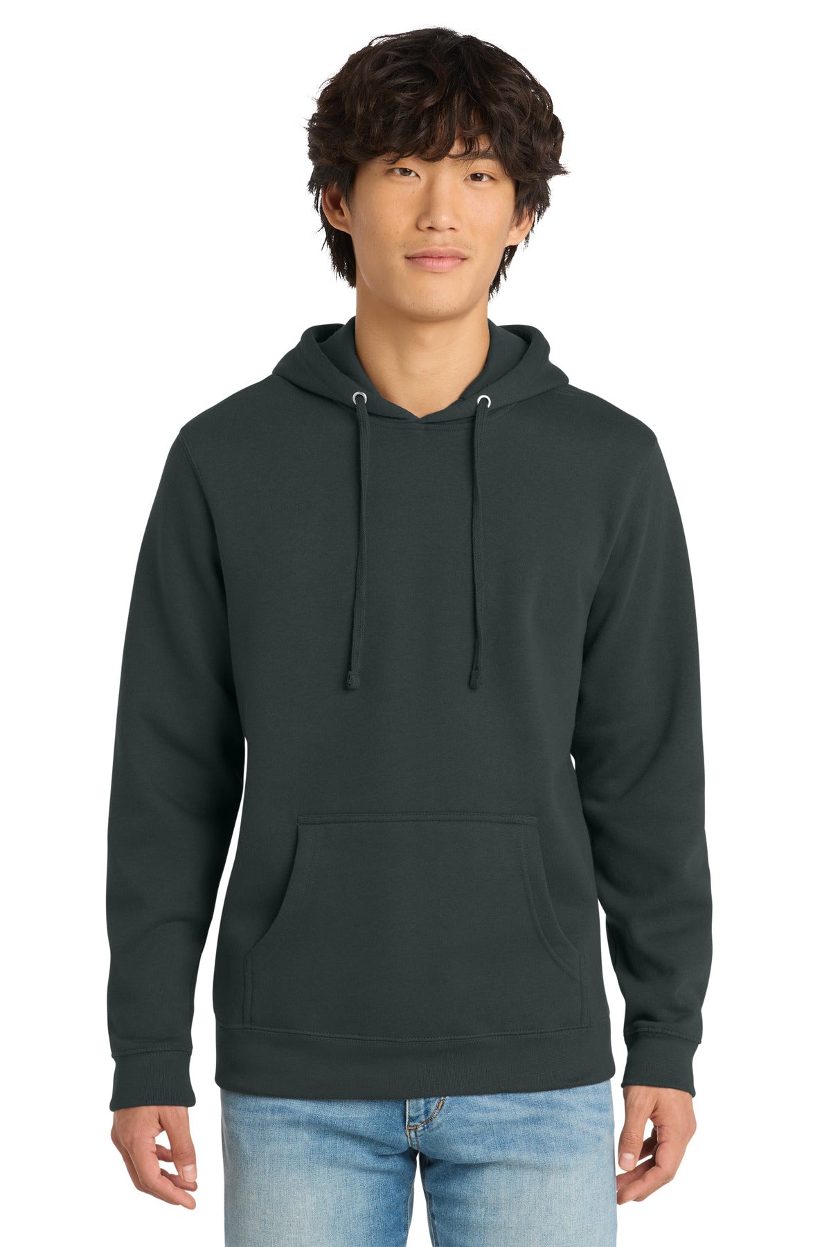Custom Embroidery or DTF Print - District ® V.I.T. ™ Fleece Hoodie DT6100