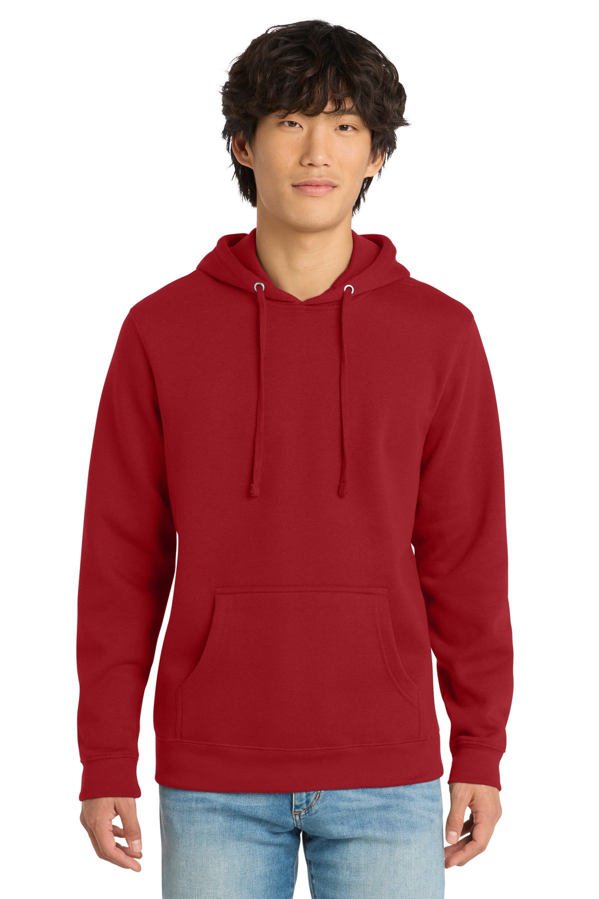 Custom Embroidery or DTF Print - District ® V.I.T. ™ Fleece Hoodie DT6100