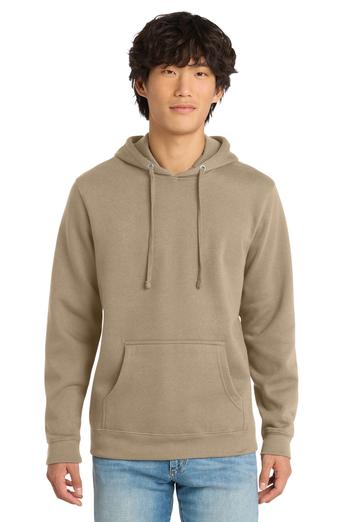 Custom Embroidery or DTF Print - District ® V.I.T. ™ Fleece Hoodie DT6100