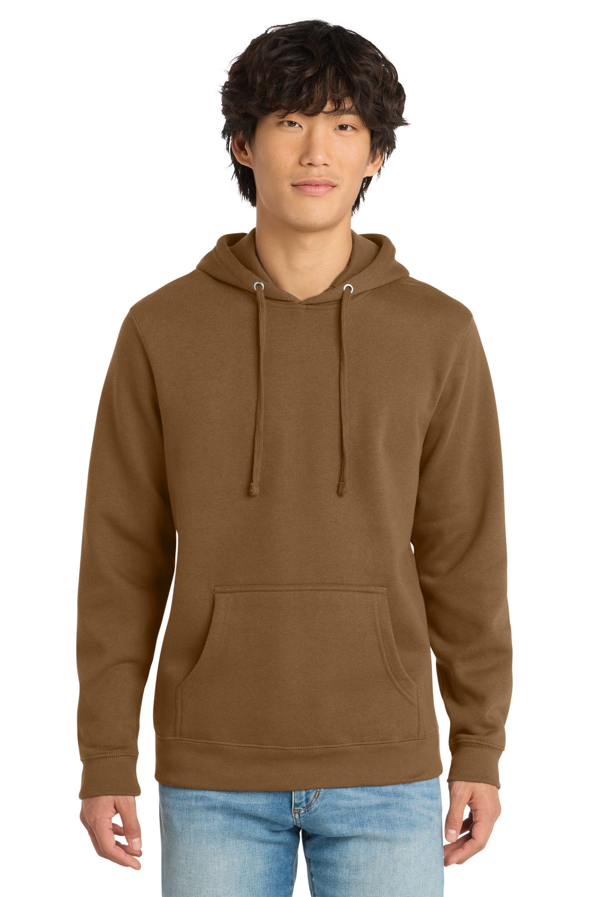 Custom Embroidery or DTF Print - District ® V.I.T. ™ Fleece Hoodie DT6100