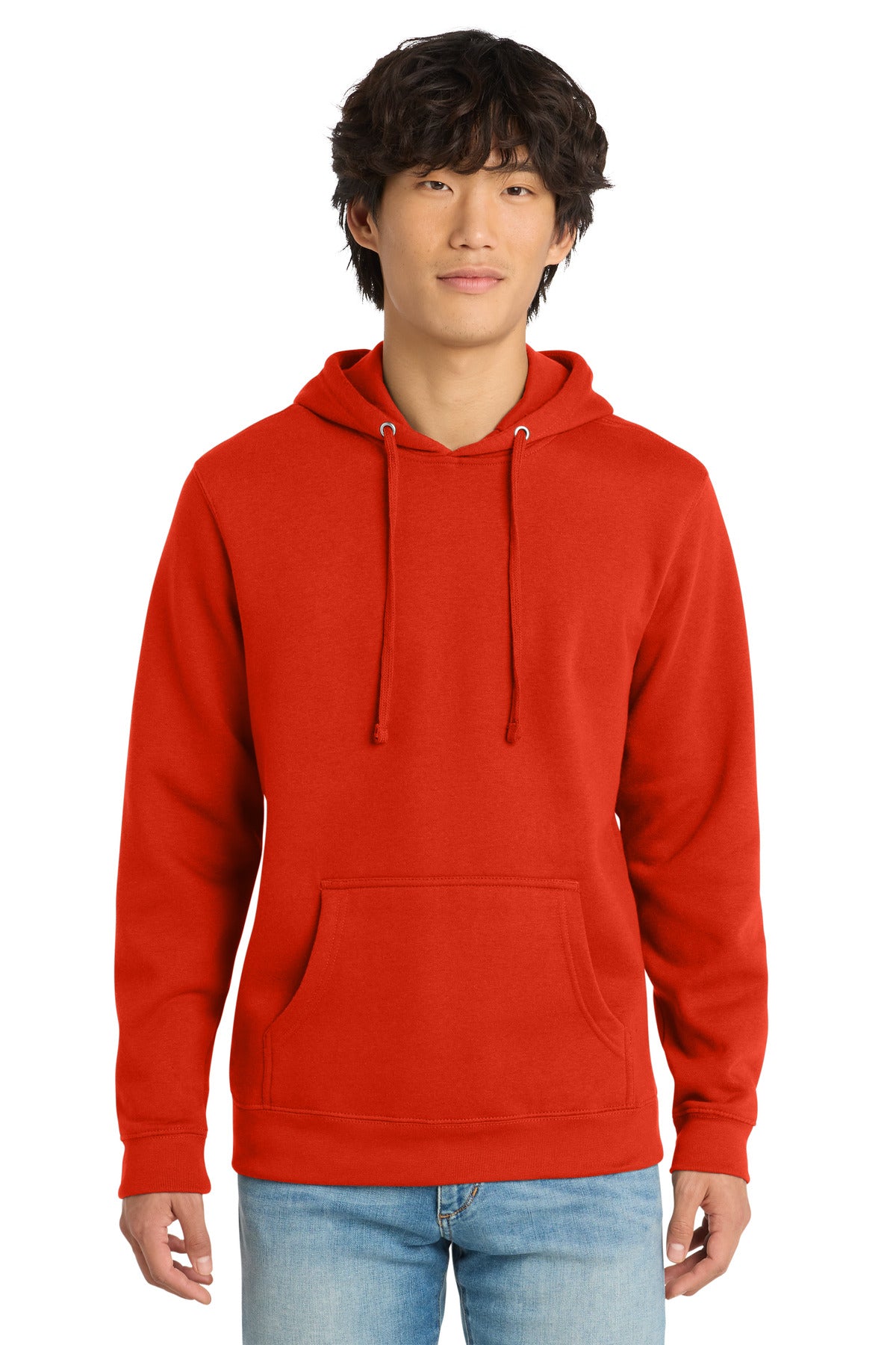 Custom Embroidery or DTF Print - District ® V.I.T. ™ Fleece Hoodie DT6100
